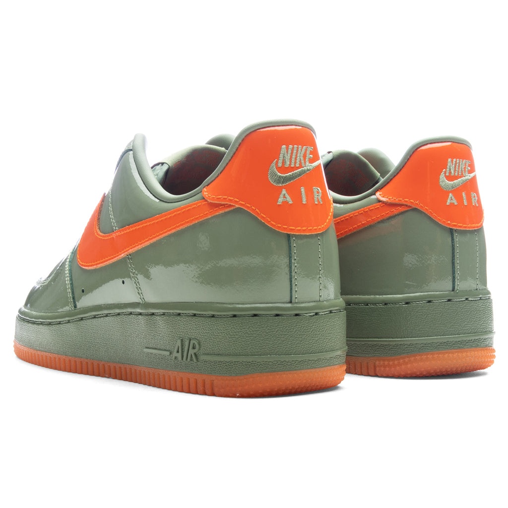 AIR FORCE 1 '07 PREMIUM - OIL GREEN/SAFETY ORANGE/PLATINUM TINT - 3