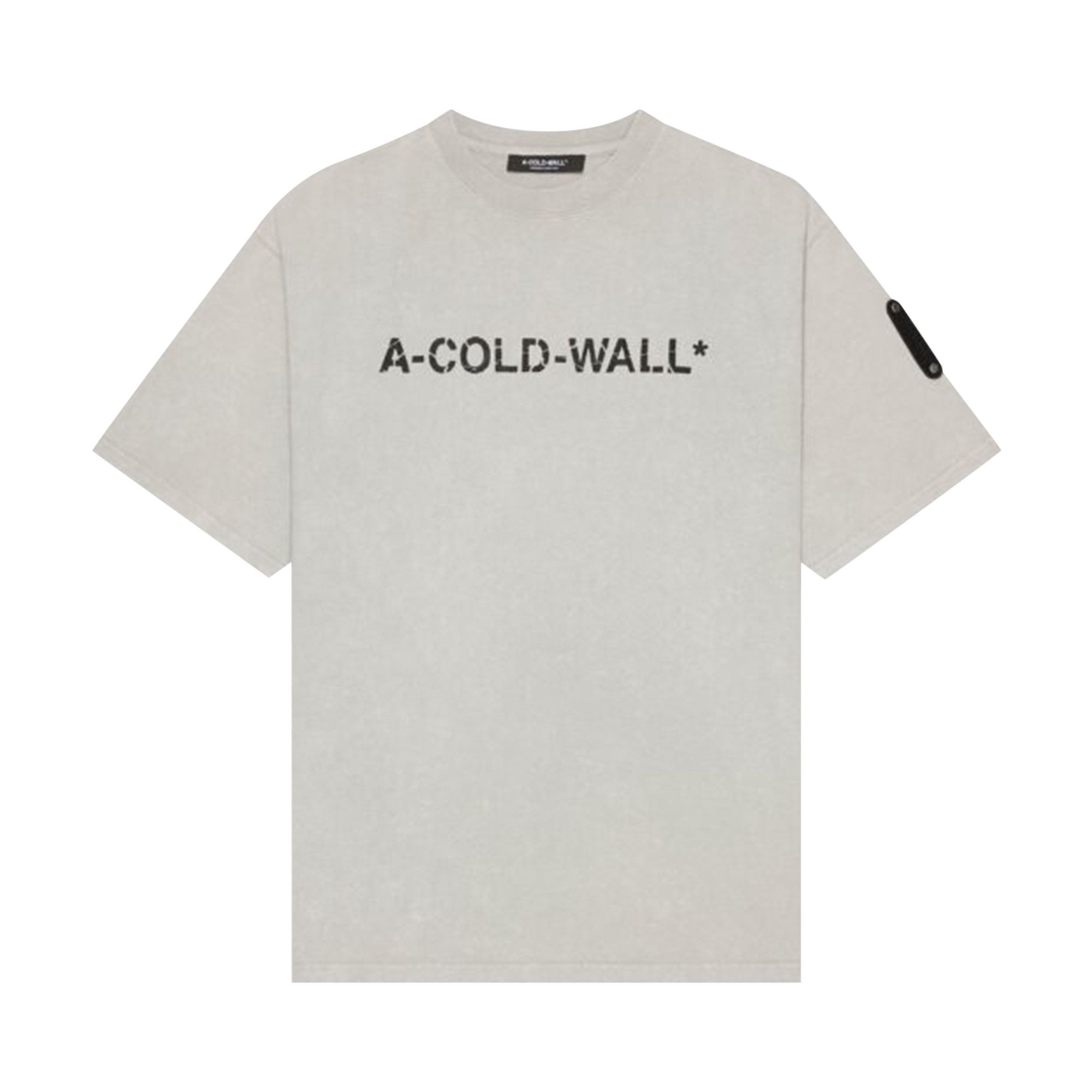 A-Cold-Wall* Overdye Logo T-Shirt 'Cement' - 1