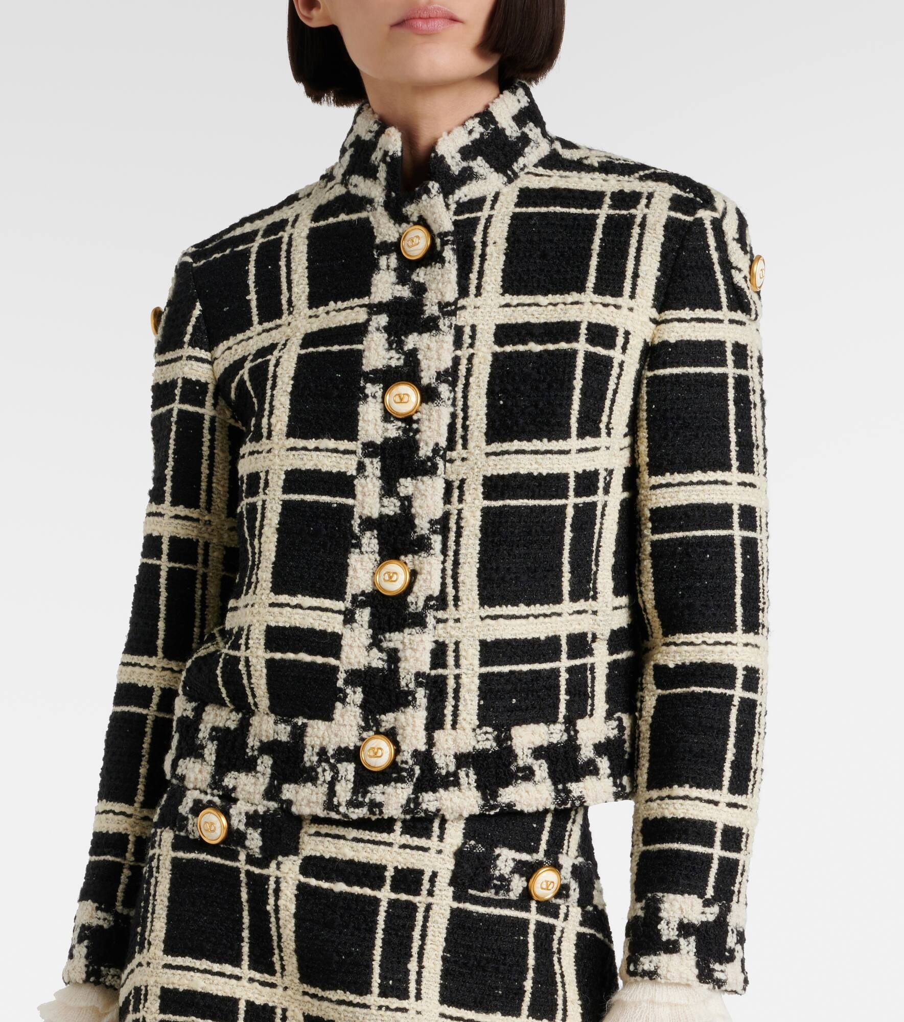Mossi wool-blend tweed jacket - 6