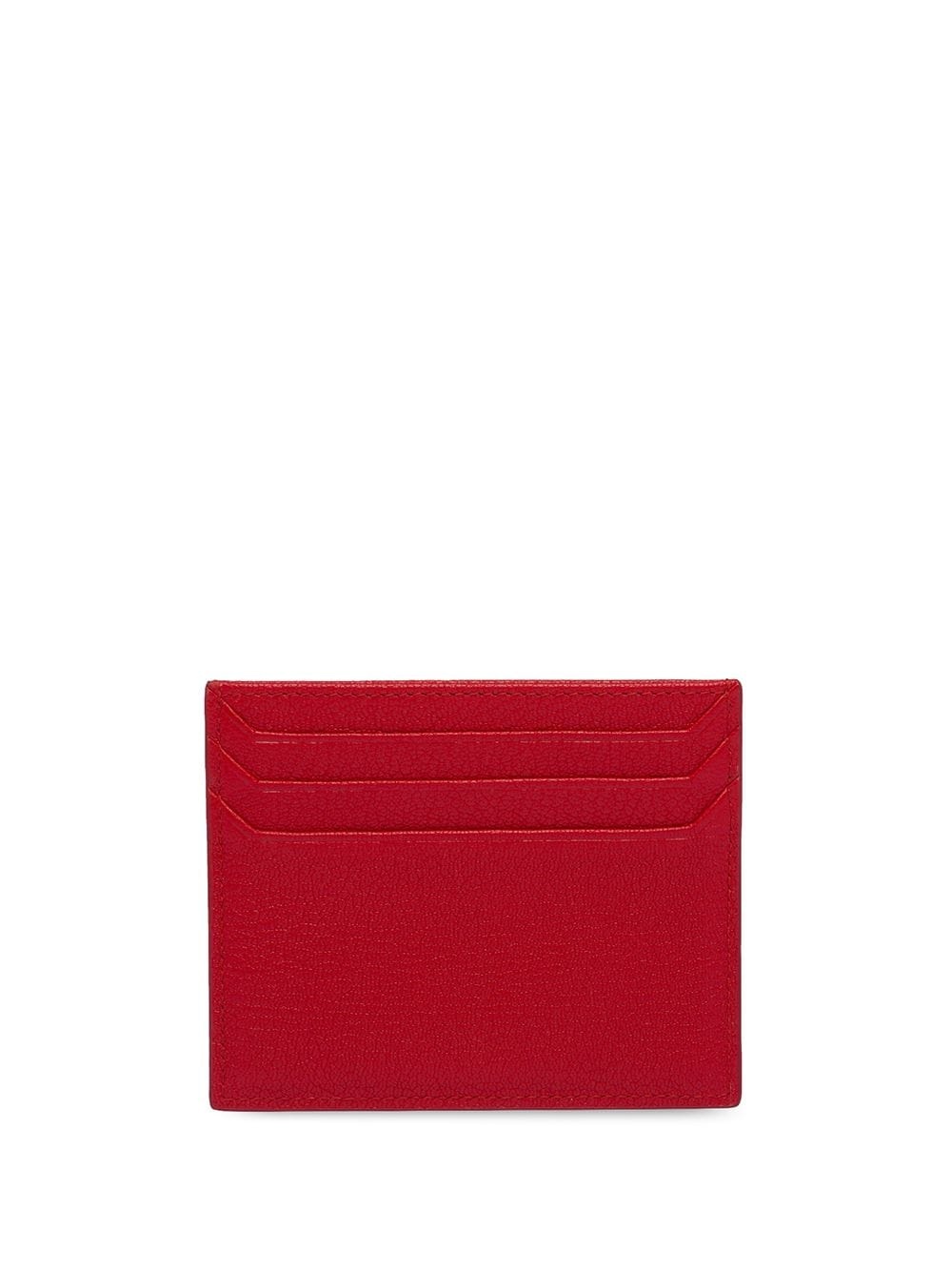 Madras leather card holder - 2