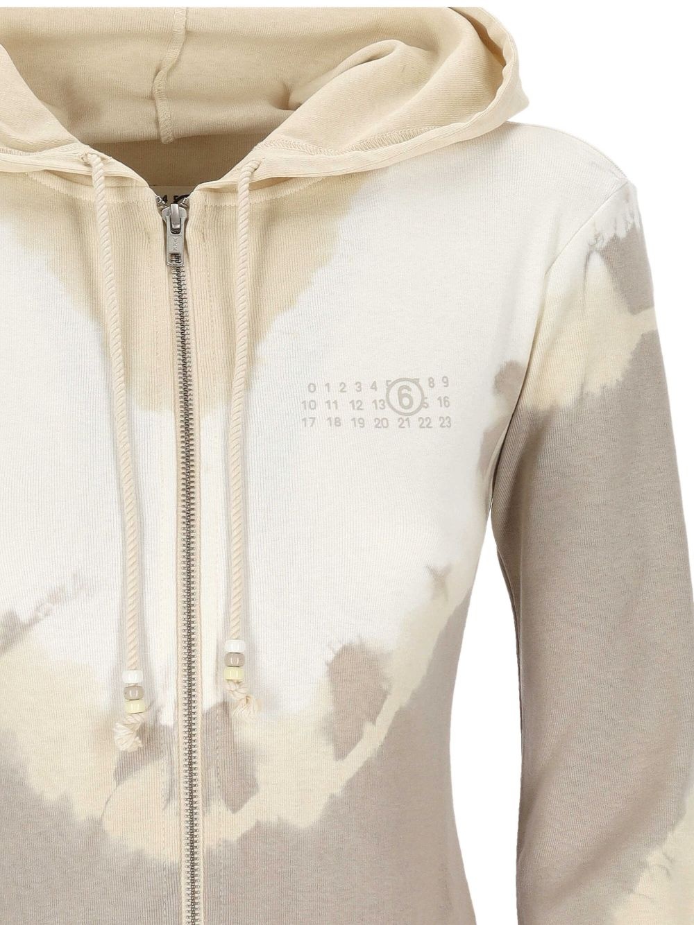 tie-dye zip-up hoodie - 3