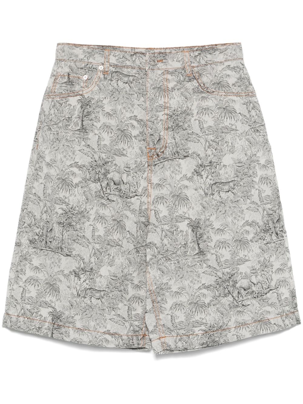 jacquard bermuda shorts - 1