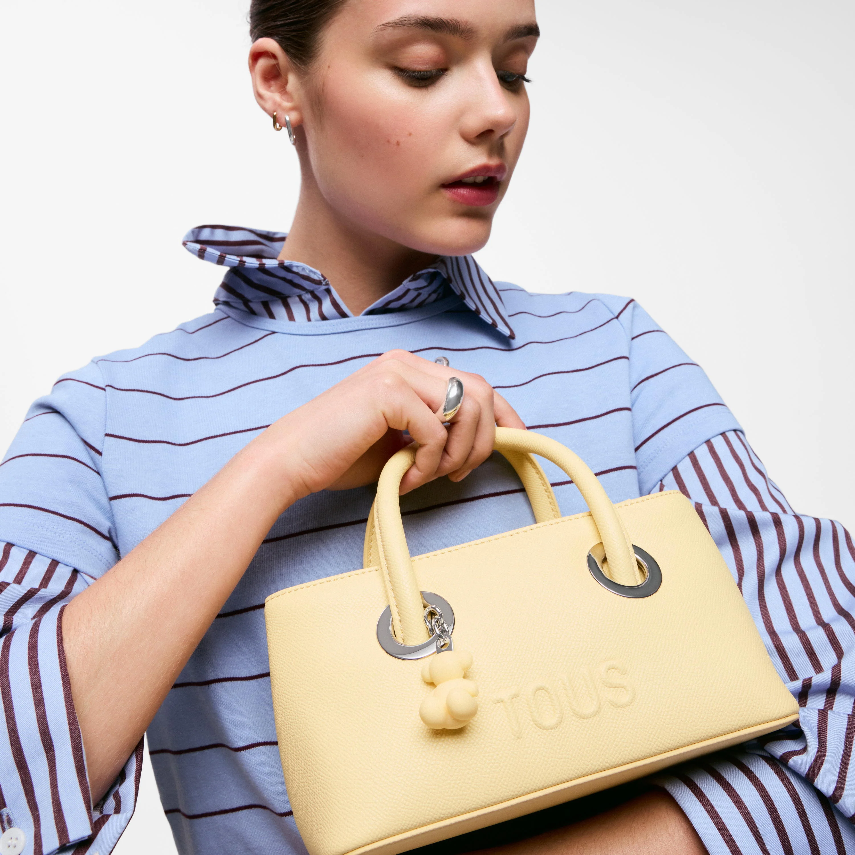 Small yellow City bag TOUS Poppy - 1