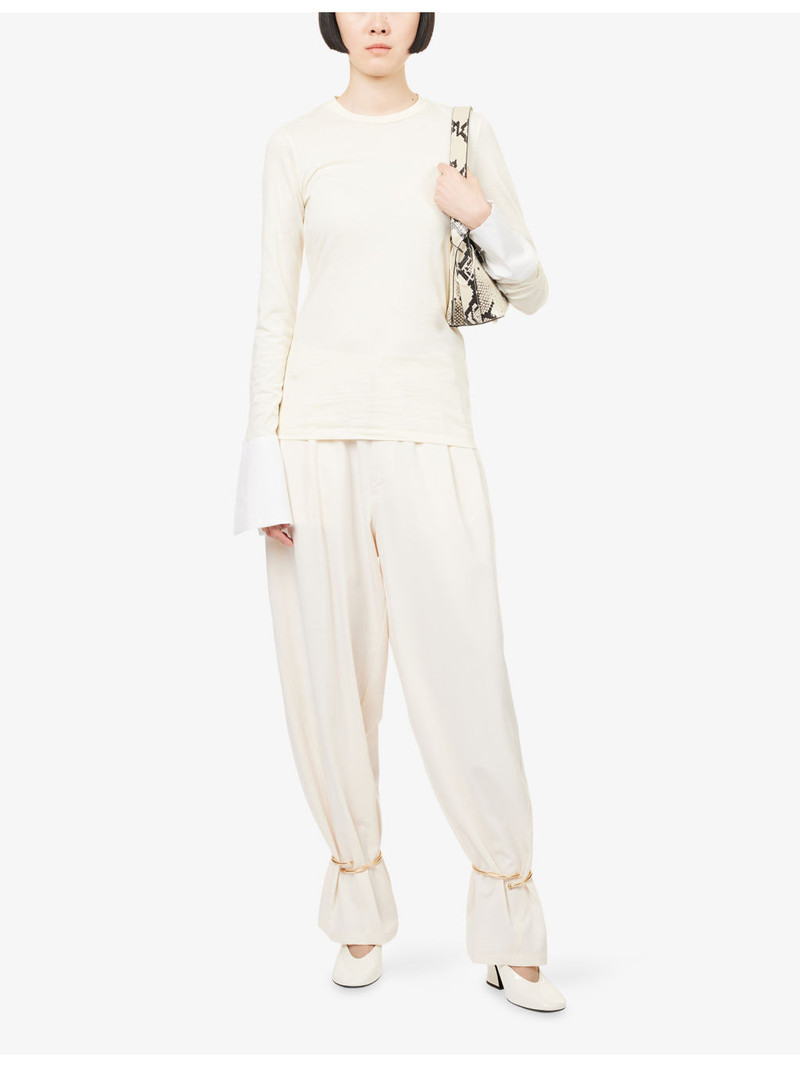 DARKPARK Phebe Cuffed Stretch-Woven Trousers outlook