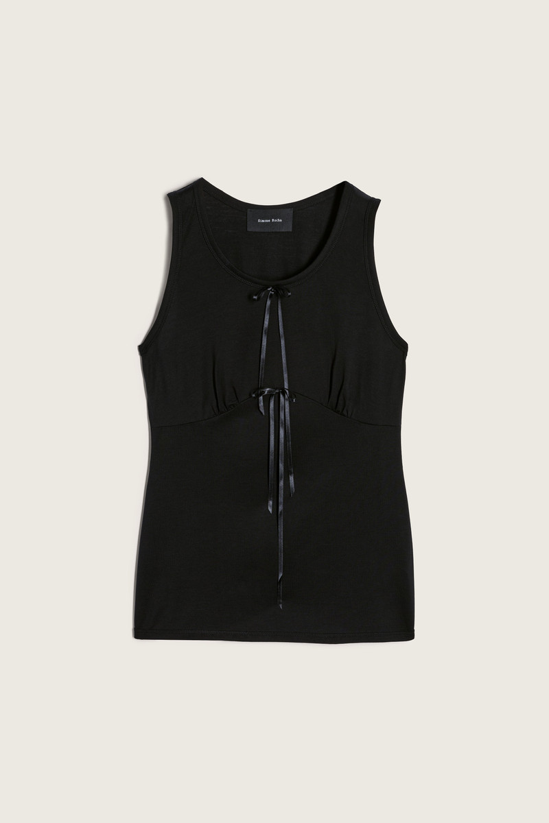 Gathered Bust Bow Tank 1