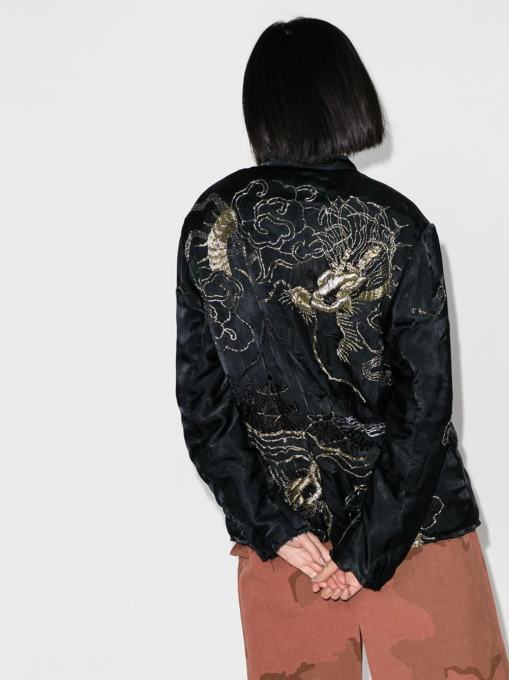 embroidered bomber jacket - 3