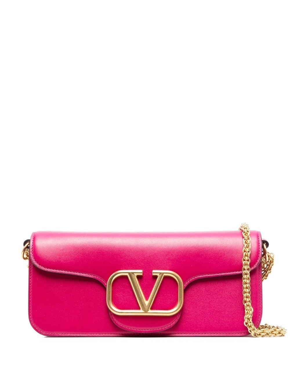 VLogo clutch bag - 1