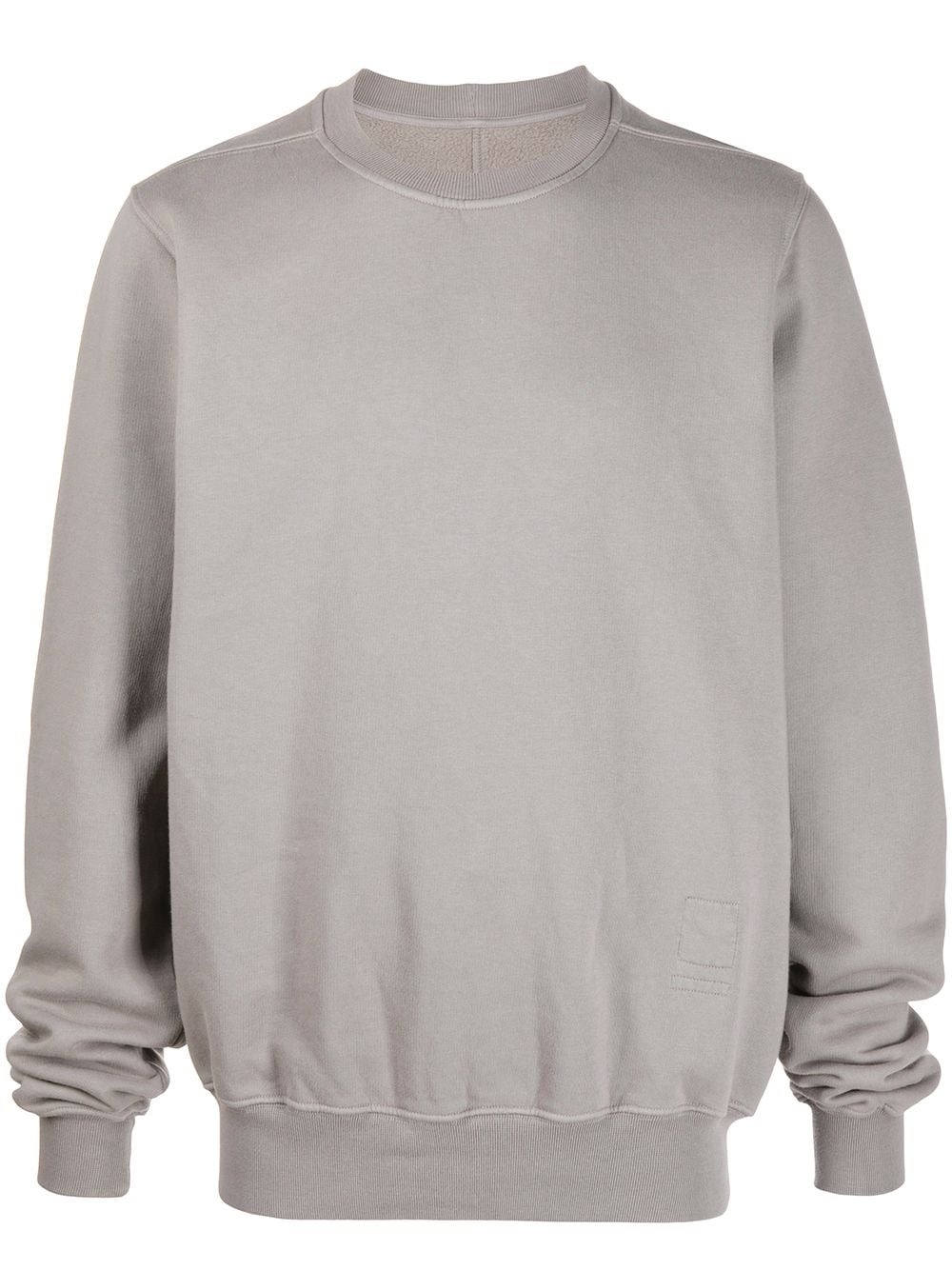 jersey-fleece crew-neck sweatshirt  - 1