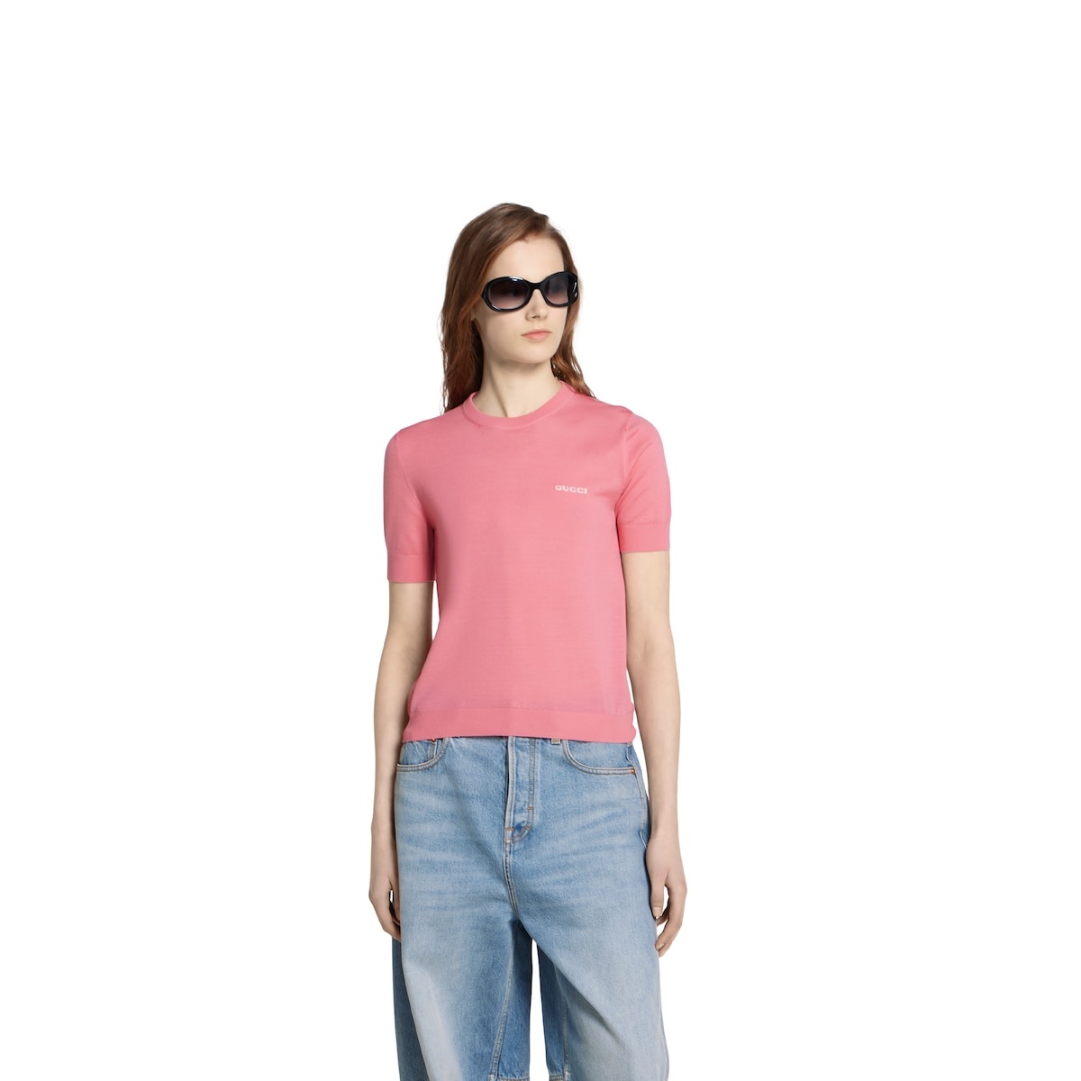 Cashmere silk short sleeve top - 3
