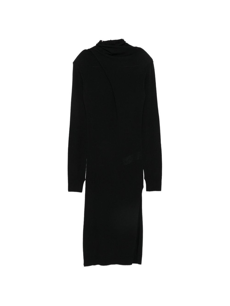 roll-neck wool dress 1