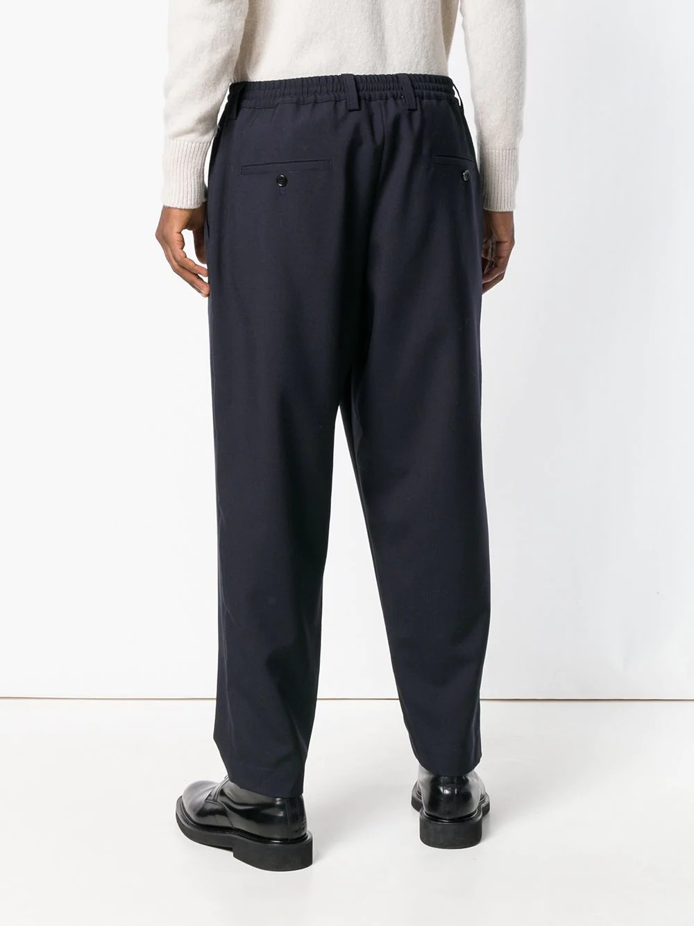 loose fit darted trousers - 4