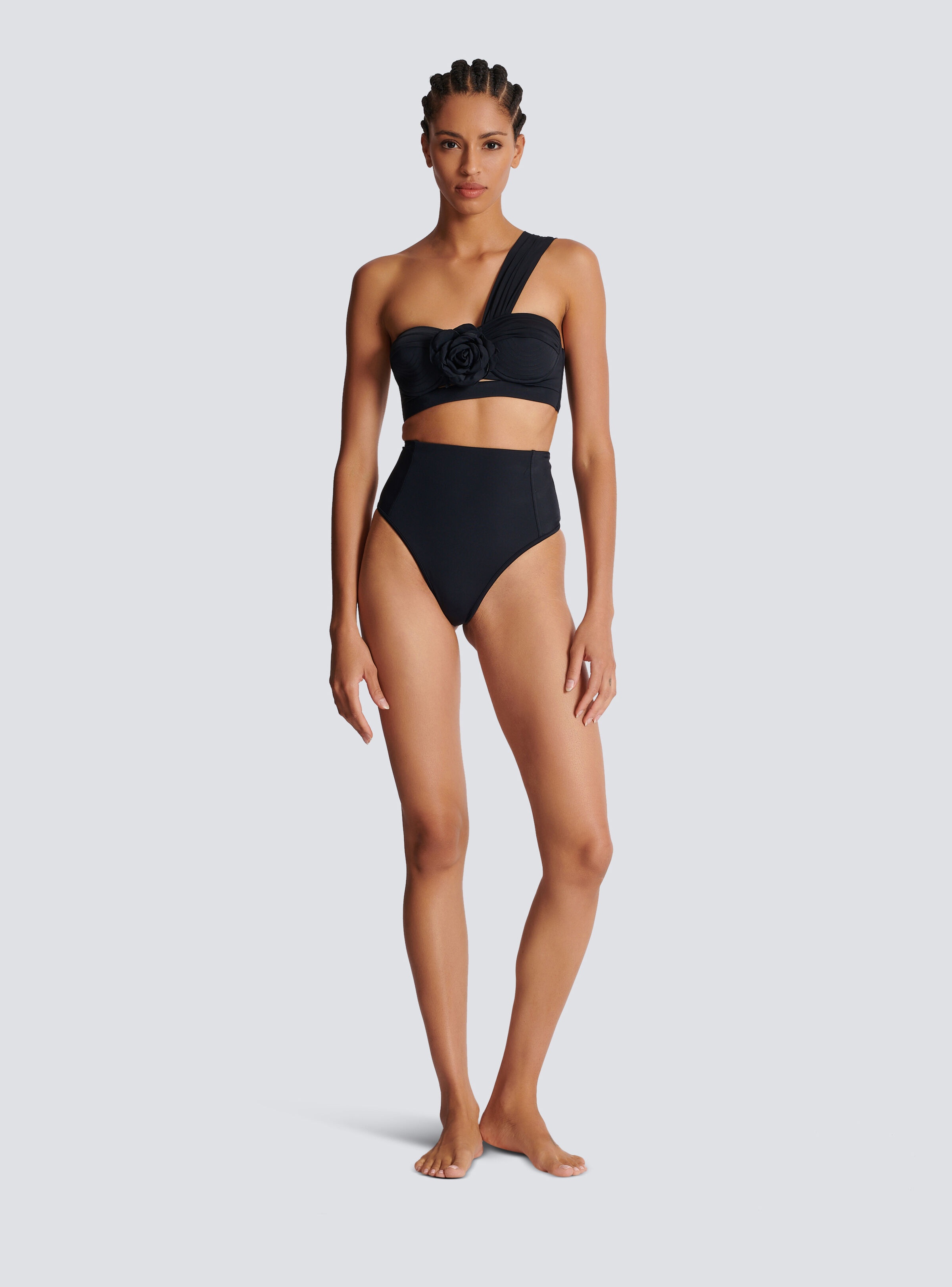 Asymmetric two-piece swimming costume - 2