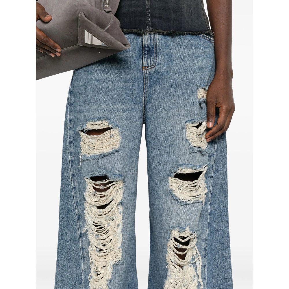 Blumarine Blue Denim - Wide-Leg Jeans Women - 3