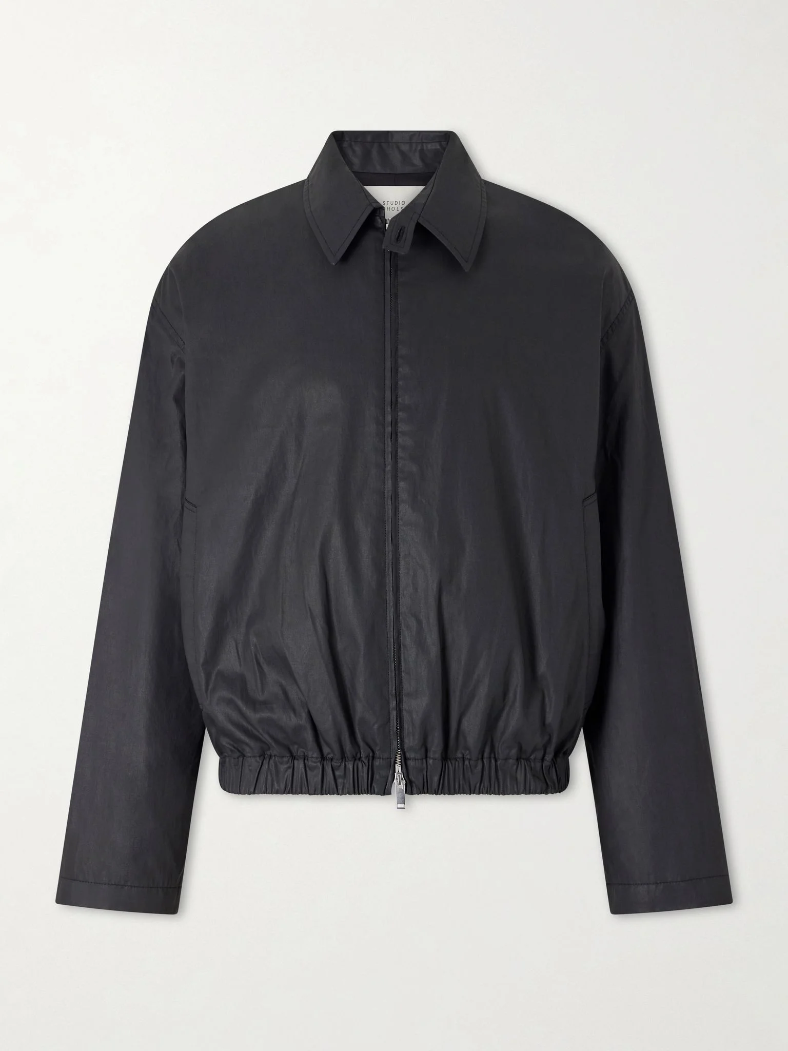 Lyons Cotton Blouson Jacket Black - 1