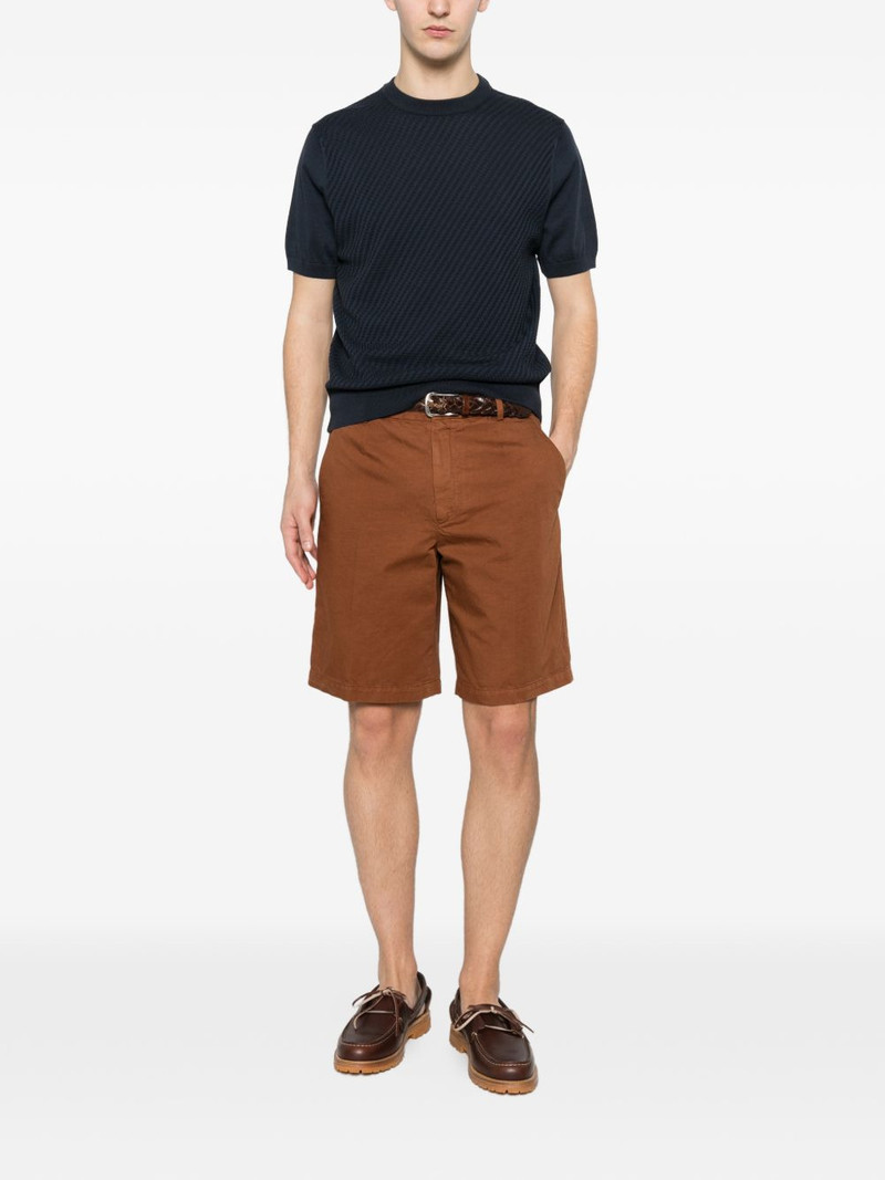 textured short-sleeve T-shirt 1