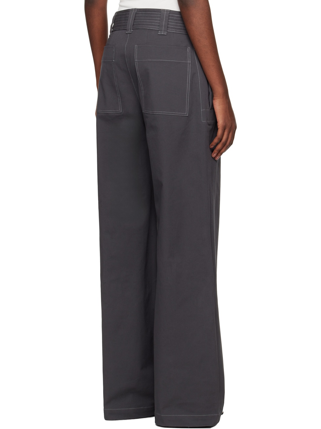 Gray Elemental Worksman Trousers - 3