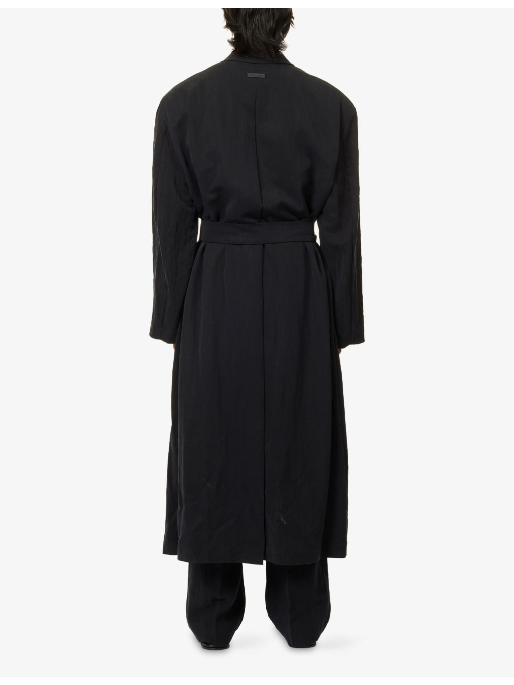 Unlined Longline Woven Overcoat - 4