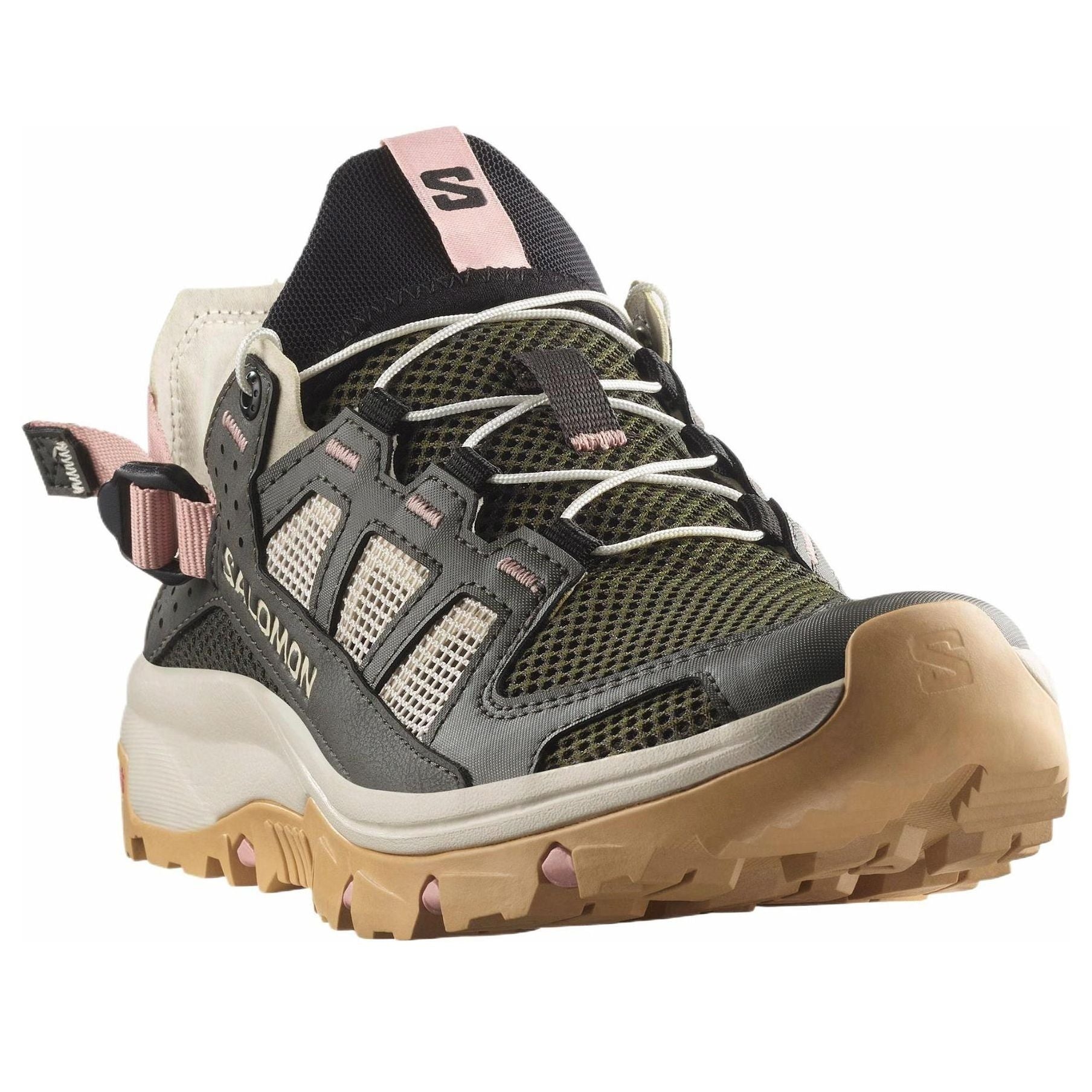 (WMNS) SALOMON Techamphibian 5 'Dark Grey Peach Pink' 477508 - 2