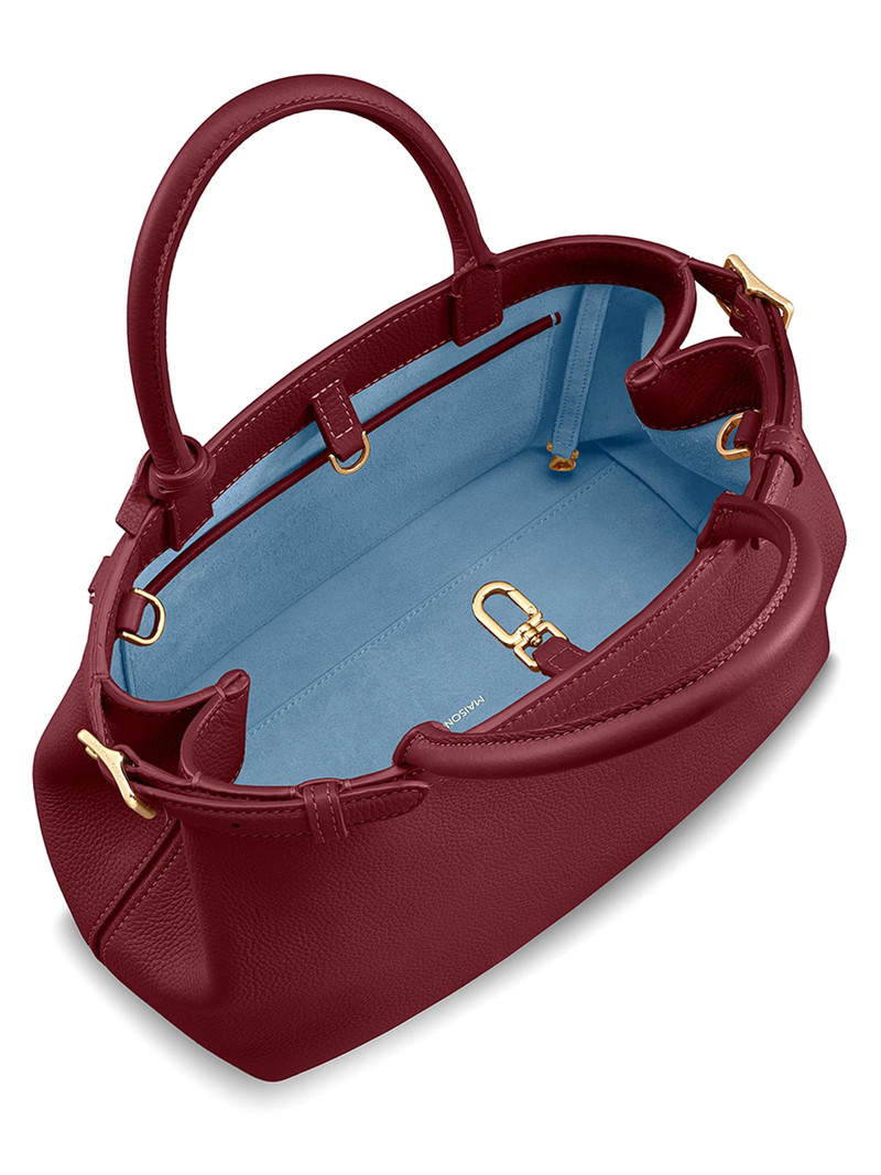 Women's The Medium Palais Top Handle Bag - Plum Red 8