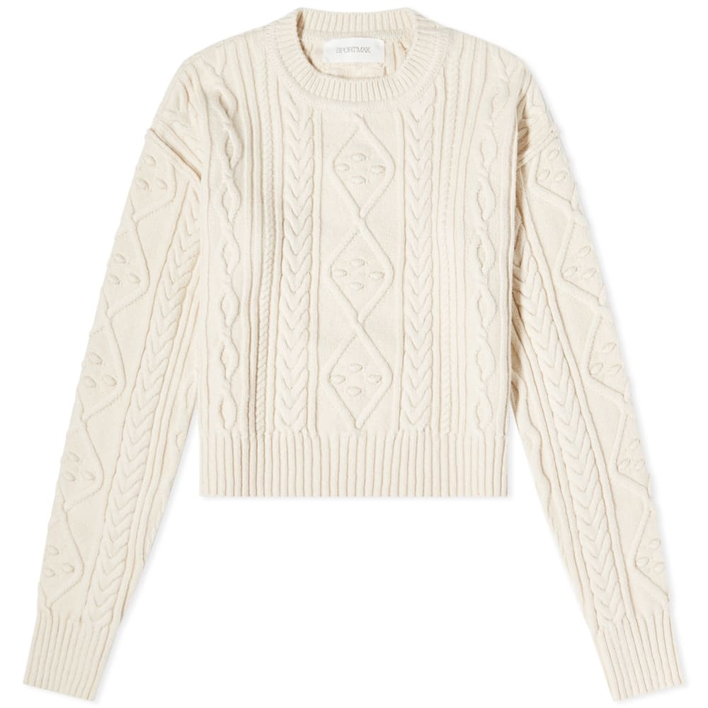 Sportmax Drava Cableknit Sweater - 1