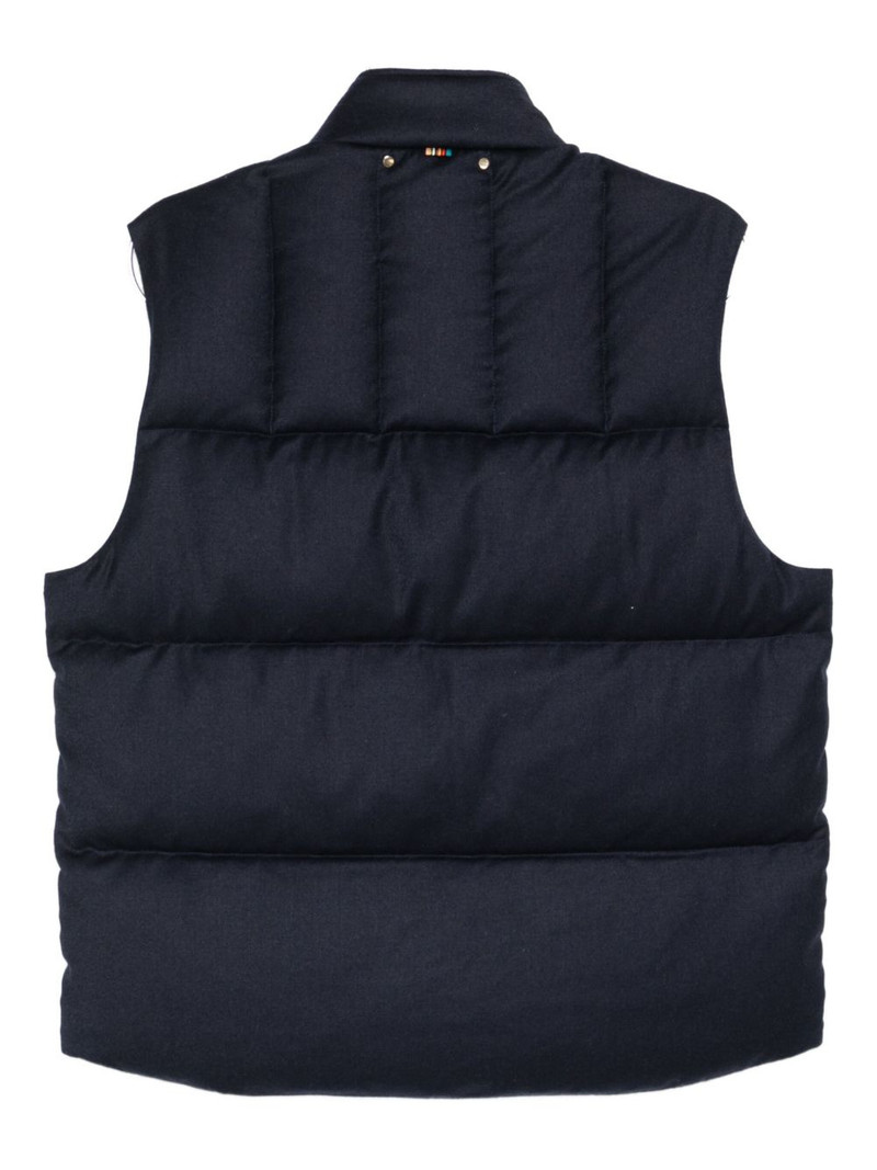 Paul Smith press-stud quilted gilet outlook