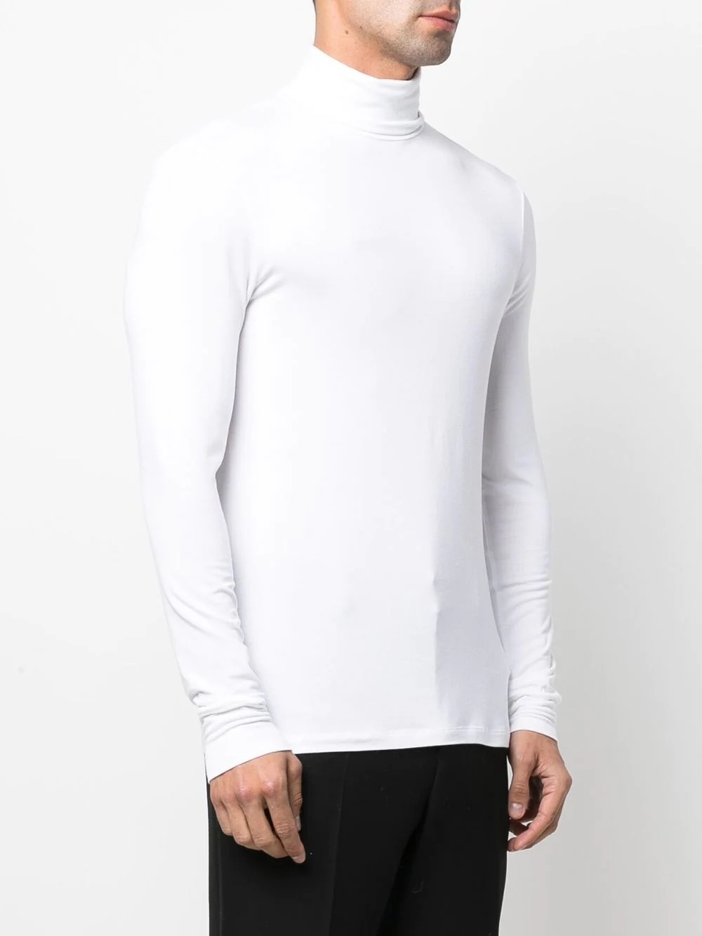 long-sleeve roll-neck jumper - 3