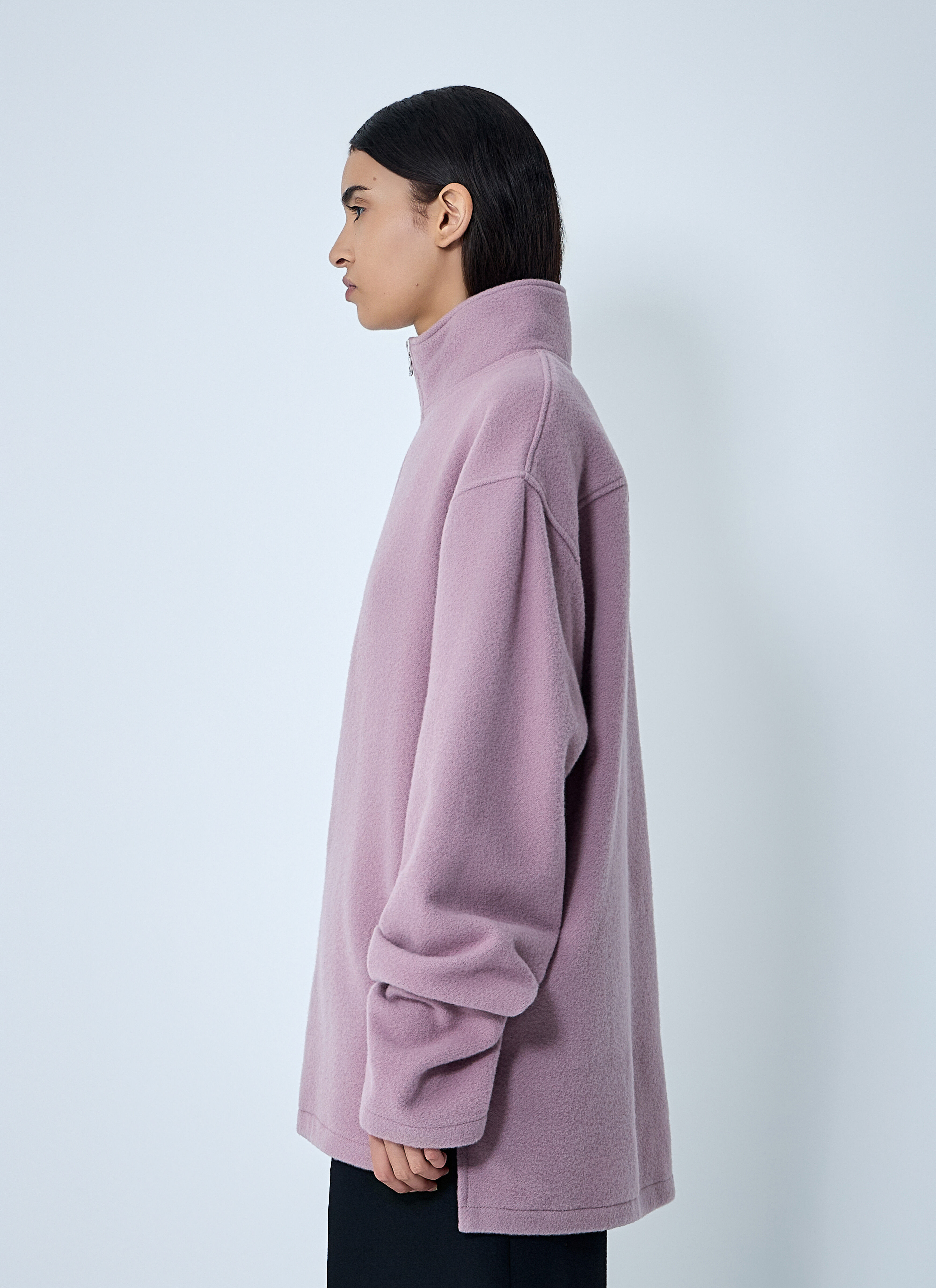 Zip-Up Fleece Sweatshirt - 3