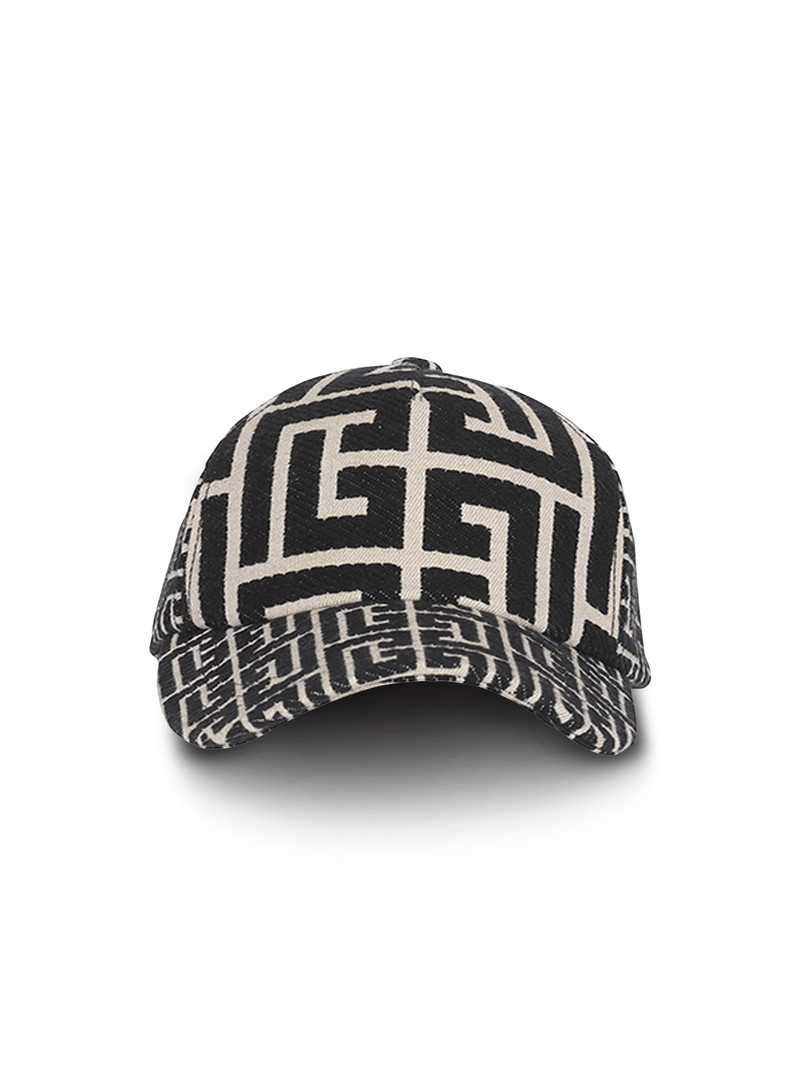 Monogrammed jacquard cap 1