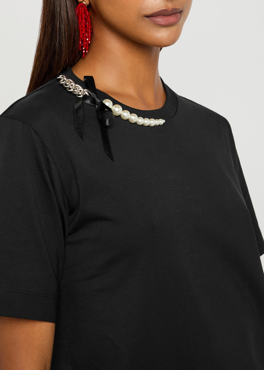 Simone Rocha Embellished Cotton T-shirt - 5