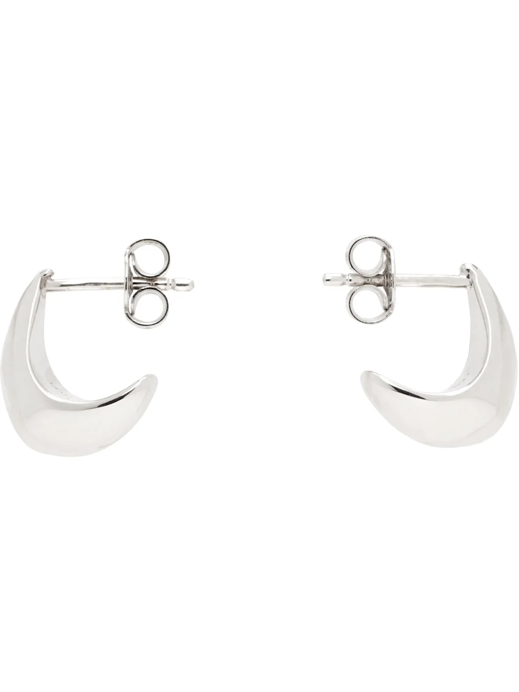 Silver Micro Drop Earrings - 1
