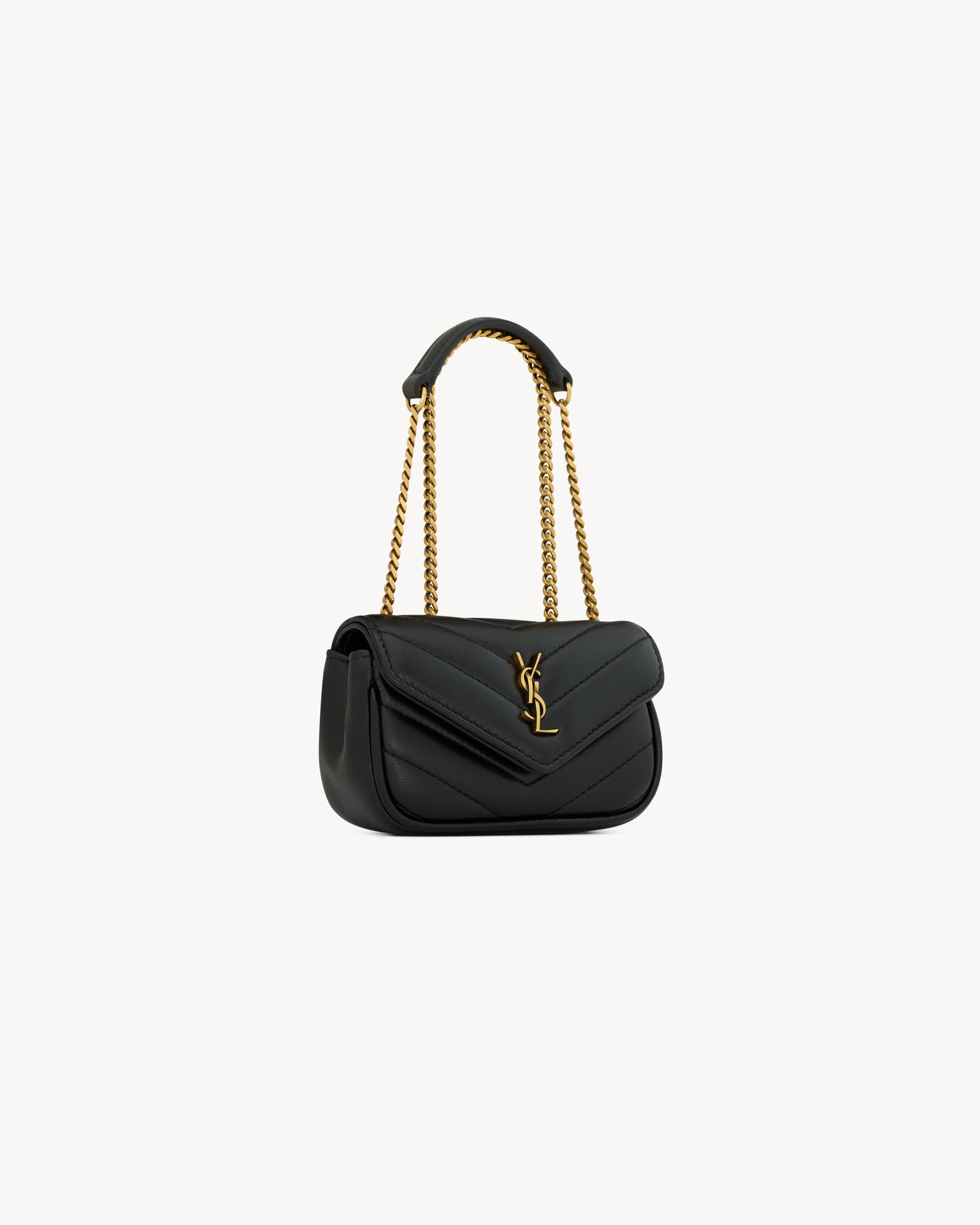 LOULOU MICRO BAG IN LAMBSKIN - 6