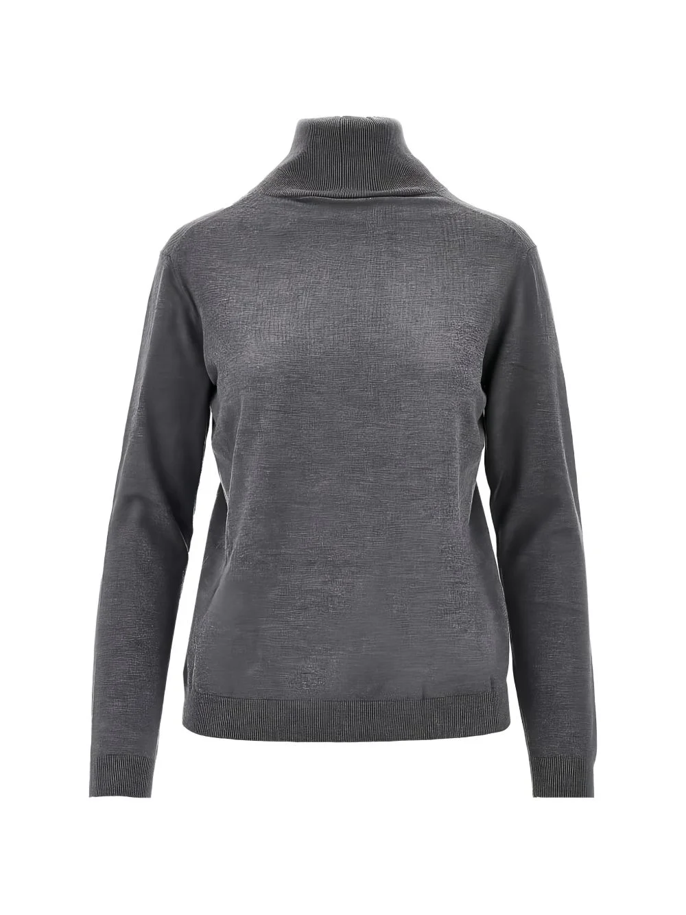 roll-neck knitted sweater - 1