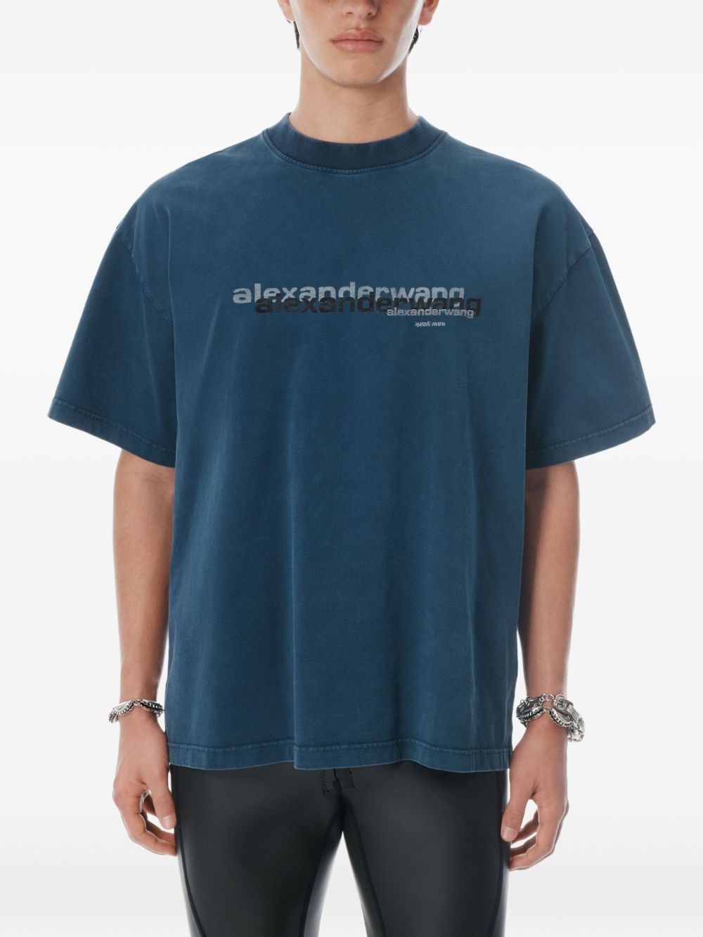 logo-print T-shirt - 4