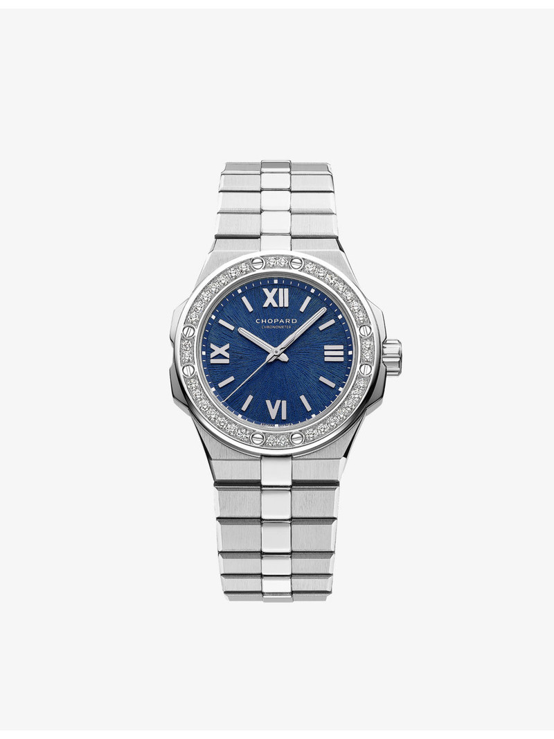 298617-3002 Alpine Eagle stainless-steel and 0.57ct diamond automatic watch 1