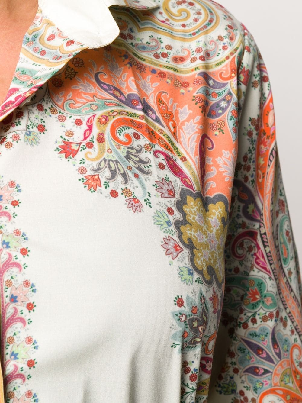 long-sleeved bohemian-print shirt - 5