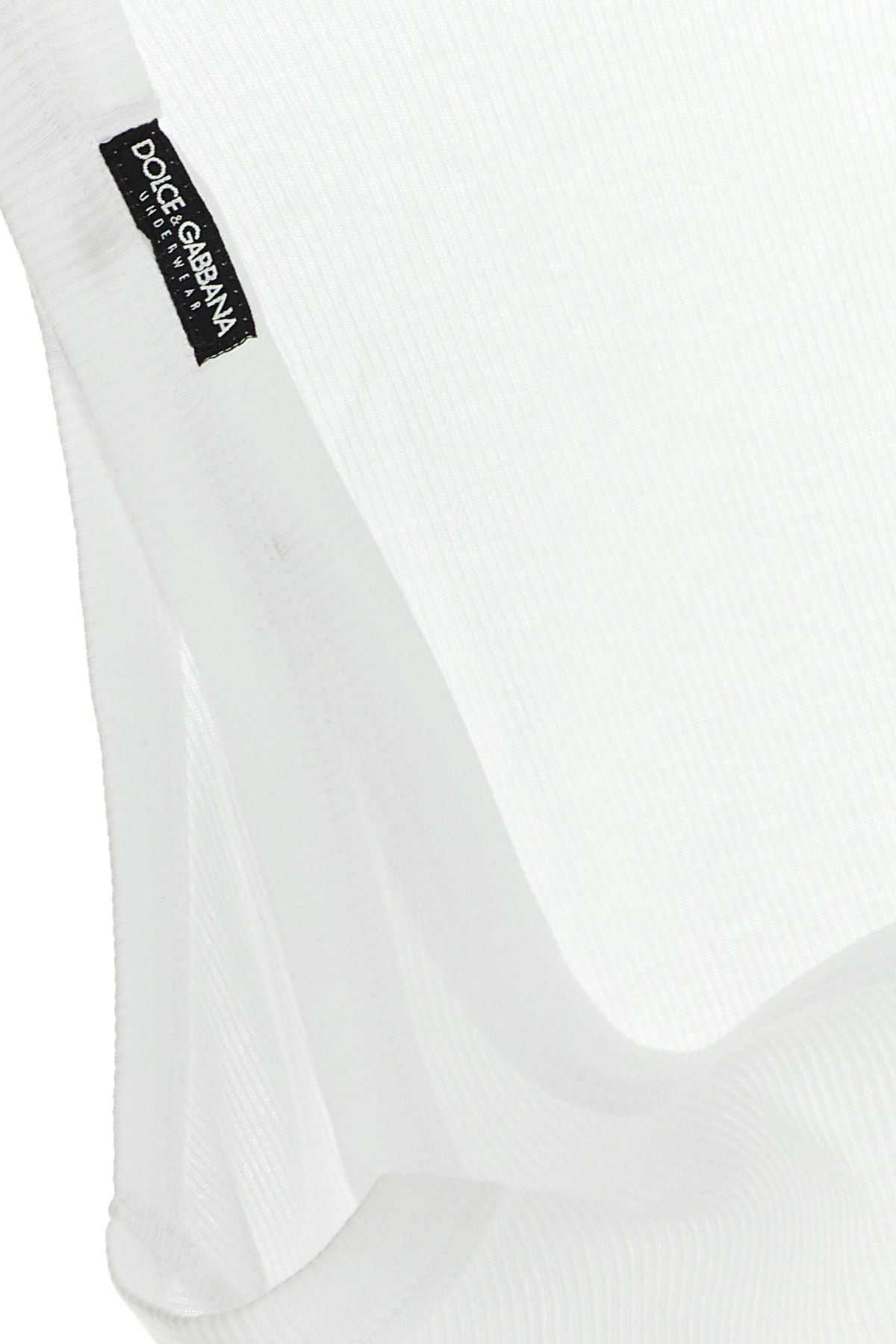 White cotton Marcello tank top - 3