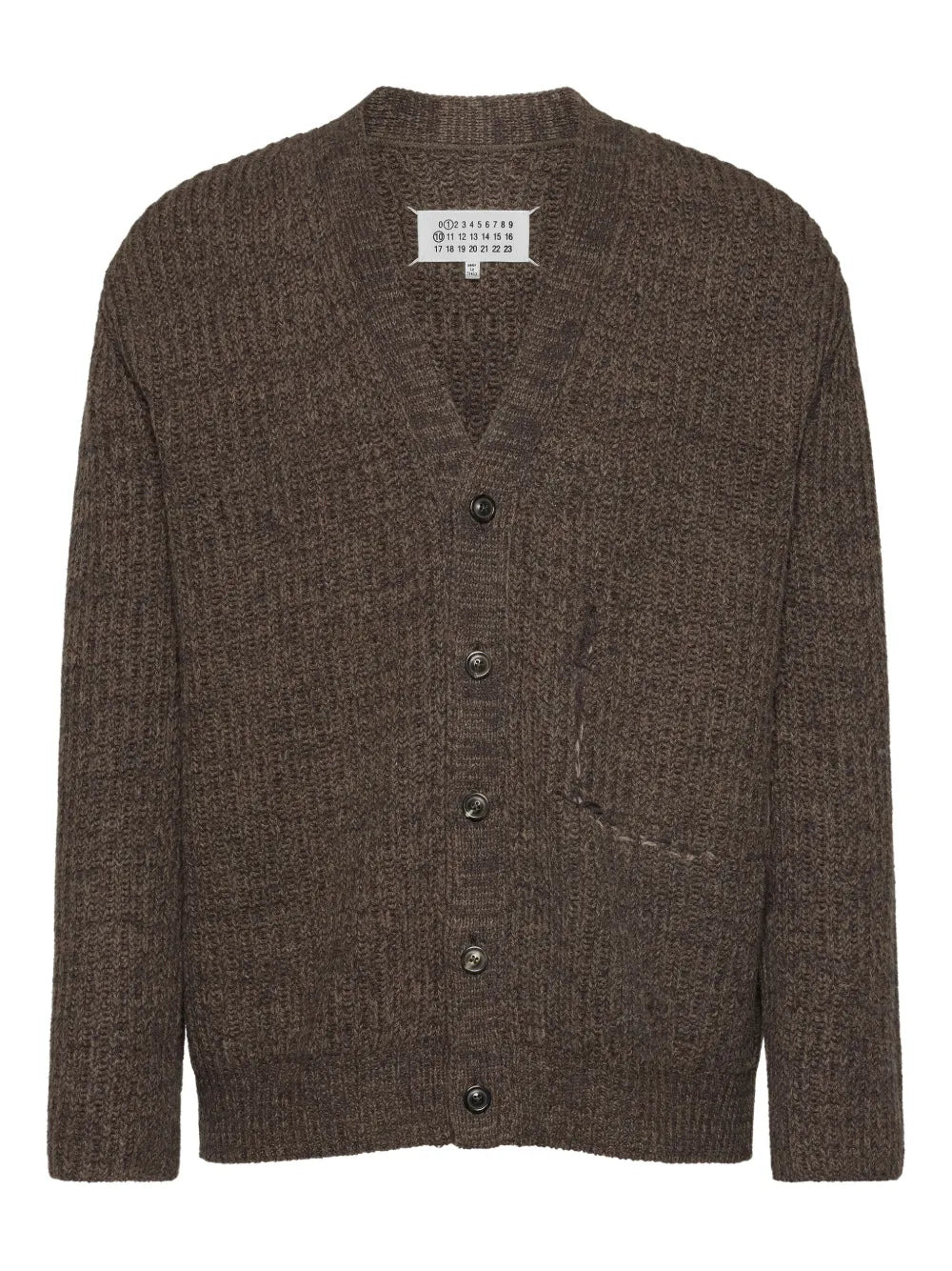 Ribbed Wool Cardigan - 1