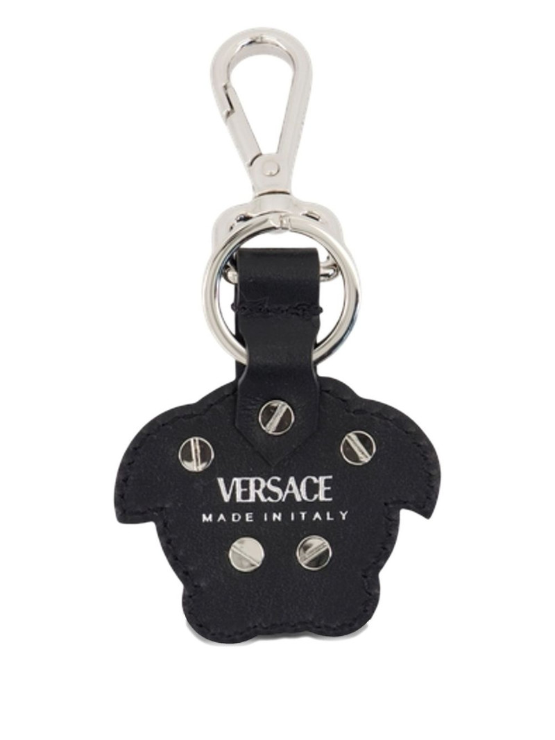 VERSACE Medusa Head leather keyring outlook