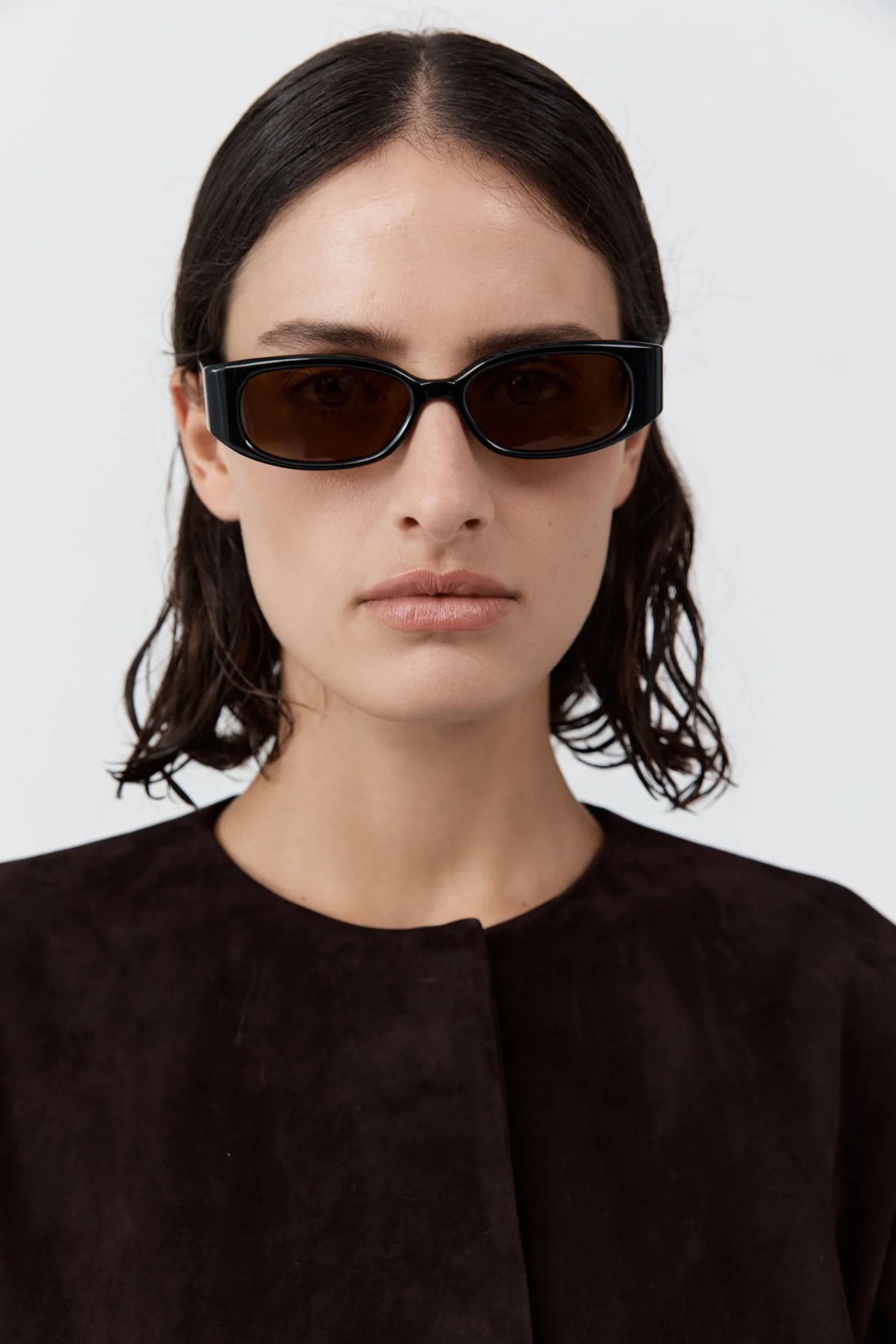 Clasico Sunglasses - Black/Brown - 1