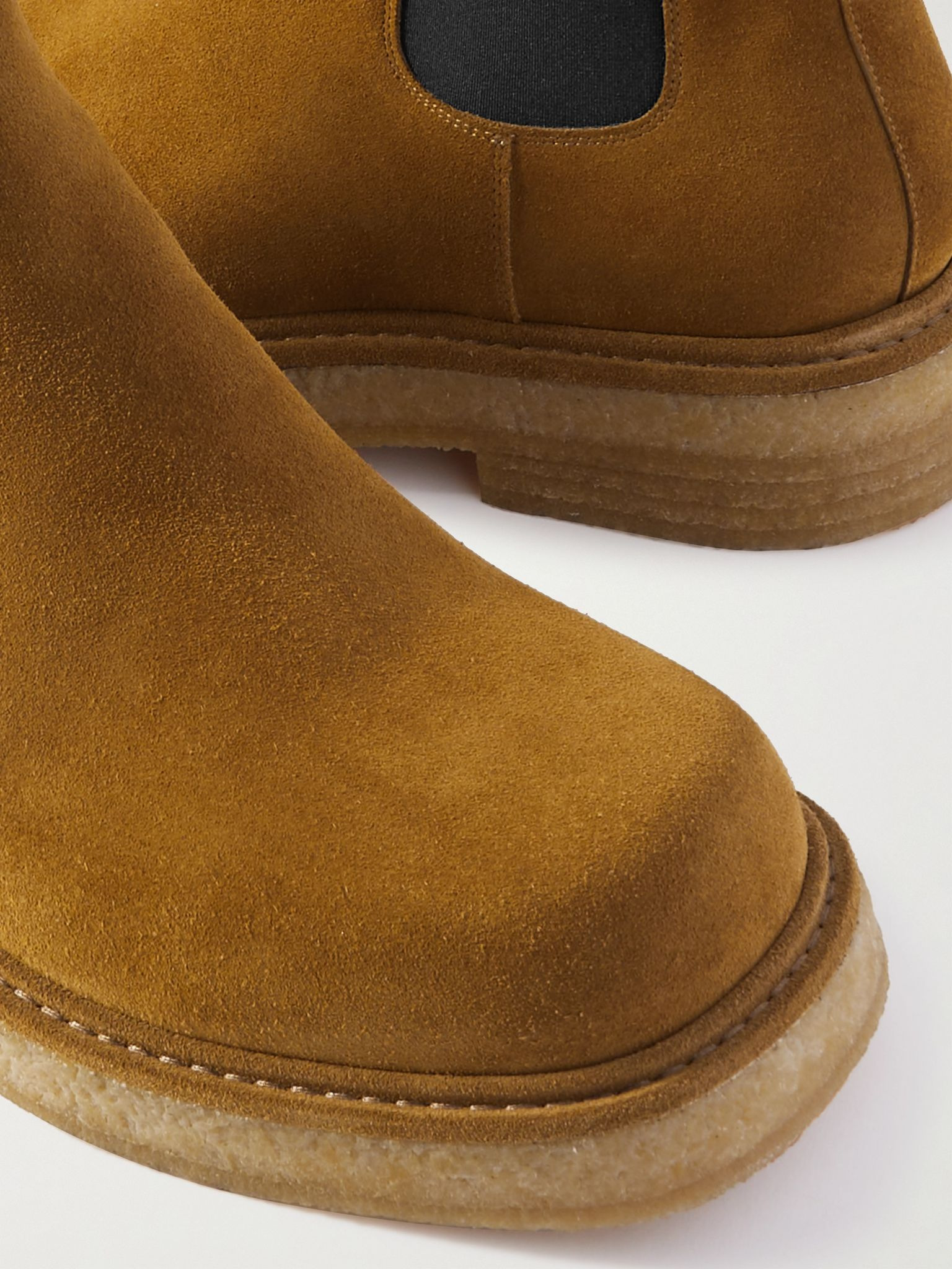 Haddock Suede Chelsea Boots Brown - 6