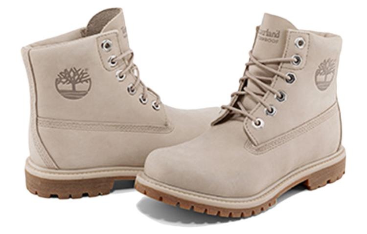 (WMNS) Timberland Nellie 6 Inch Waterproof Boots 'Light Taupe Nubuck' A44KU - 5