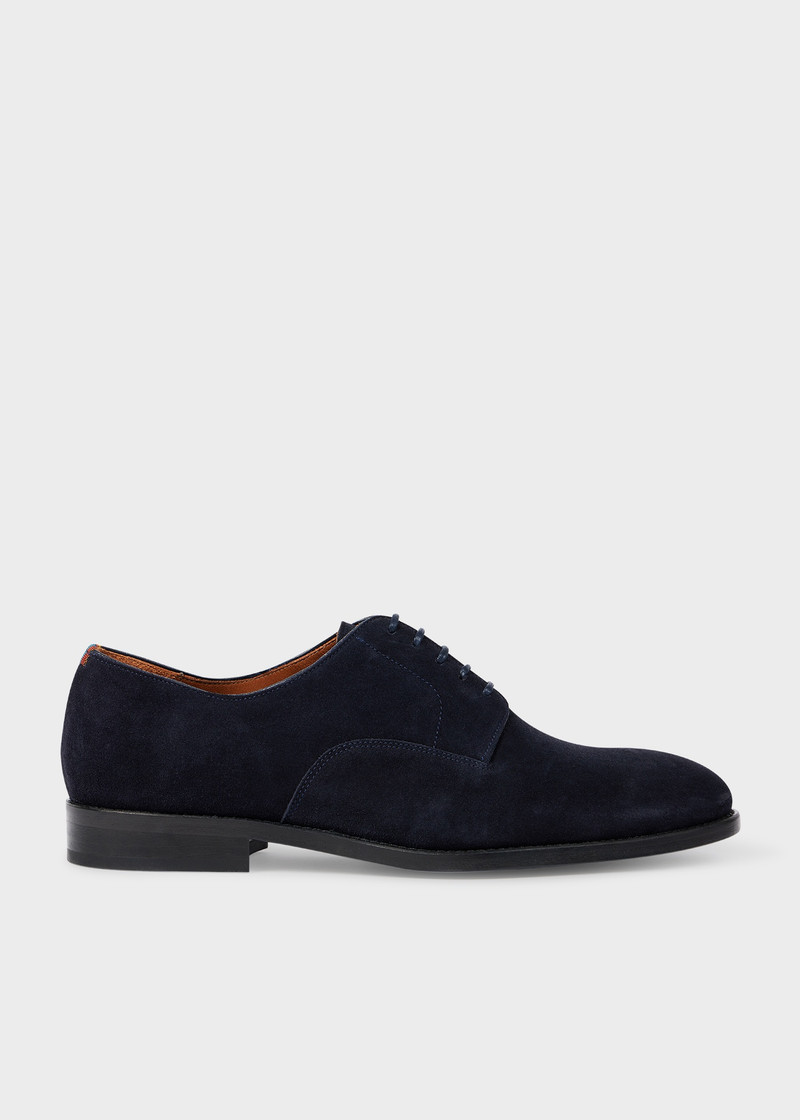 Dark Navy Suede 'Fes' Shoes 1