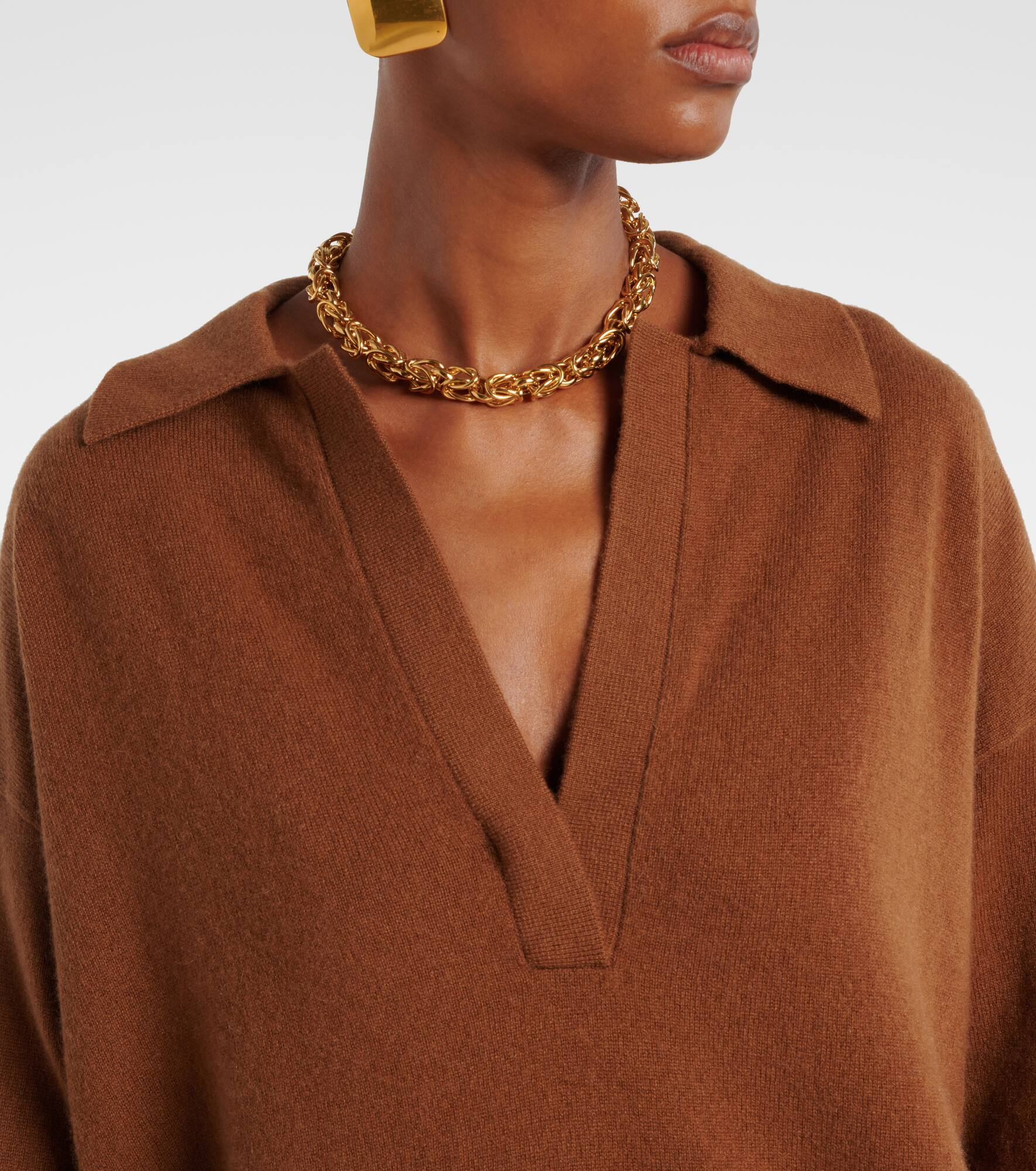 Zaq cashmere polo sweater - 4
