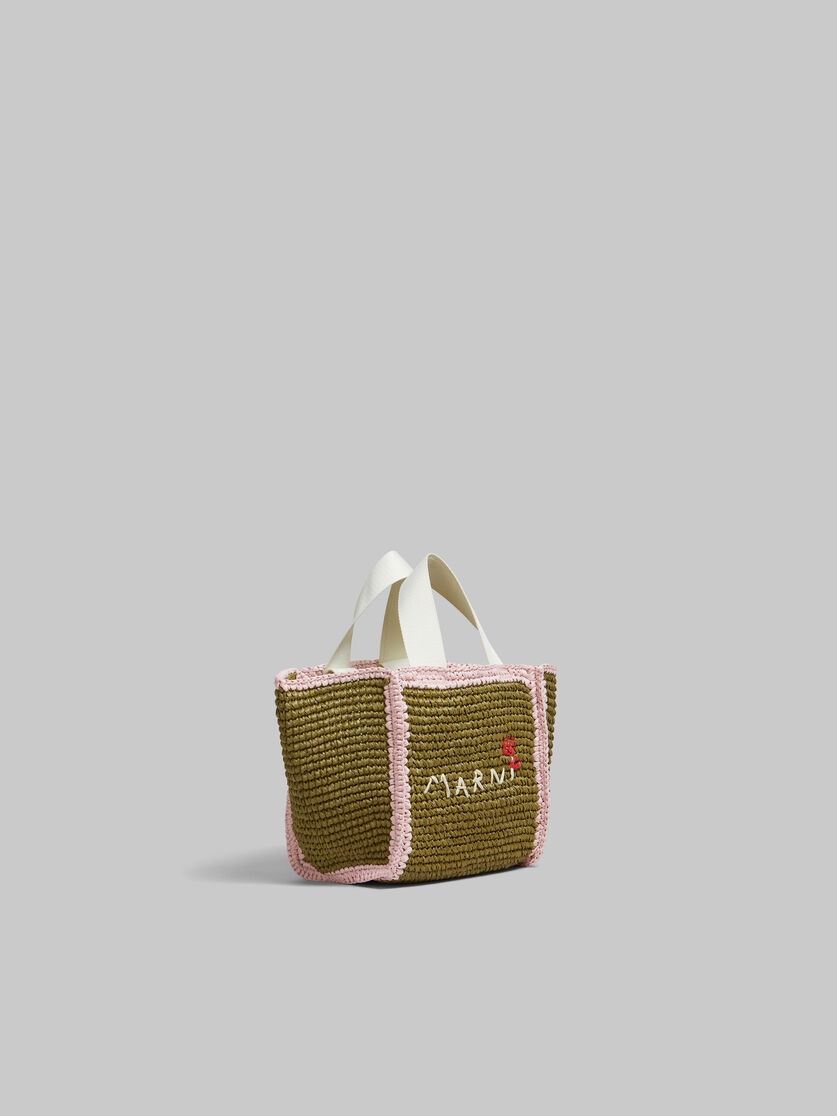 GREEN MACRAMÉ SILLO SMALL SHOPPER - 6