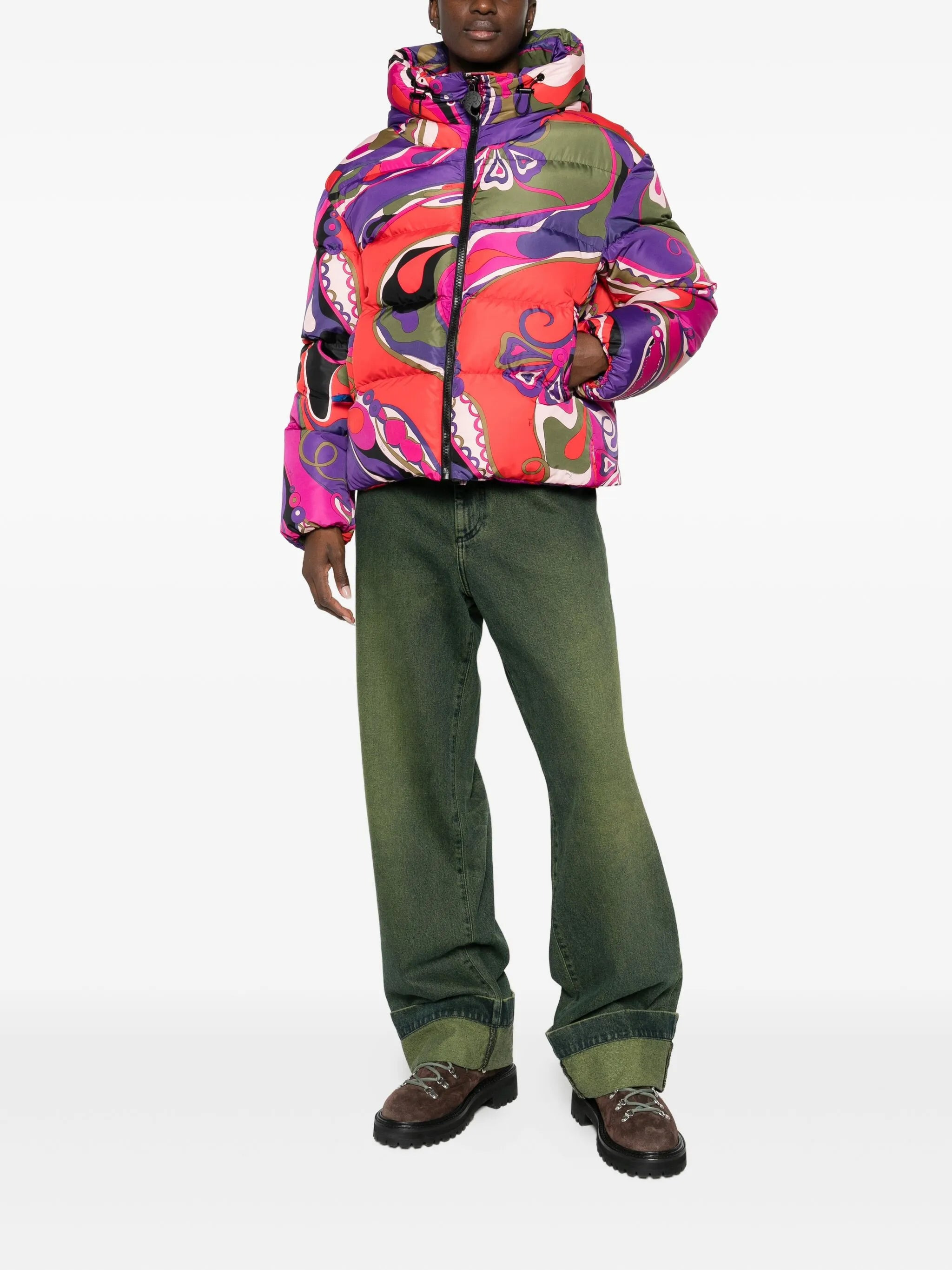 Pucci Abstract-print Puffer Jacket - 2