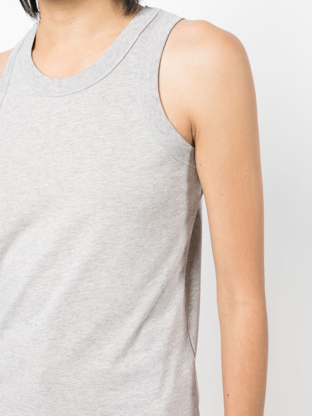 round-neck cotton tank top - 5