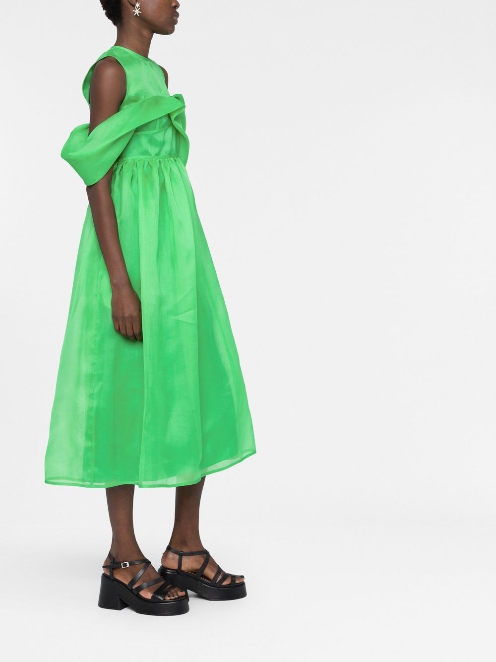 Sidney asymmetric midi dress - 4
