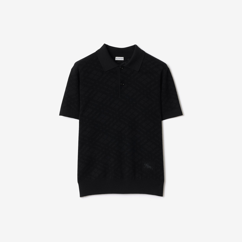 Check Wool Polo Shirt 1