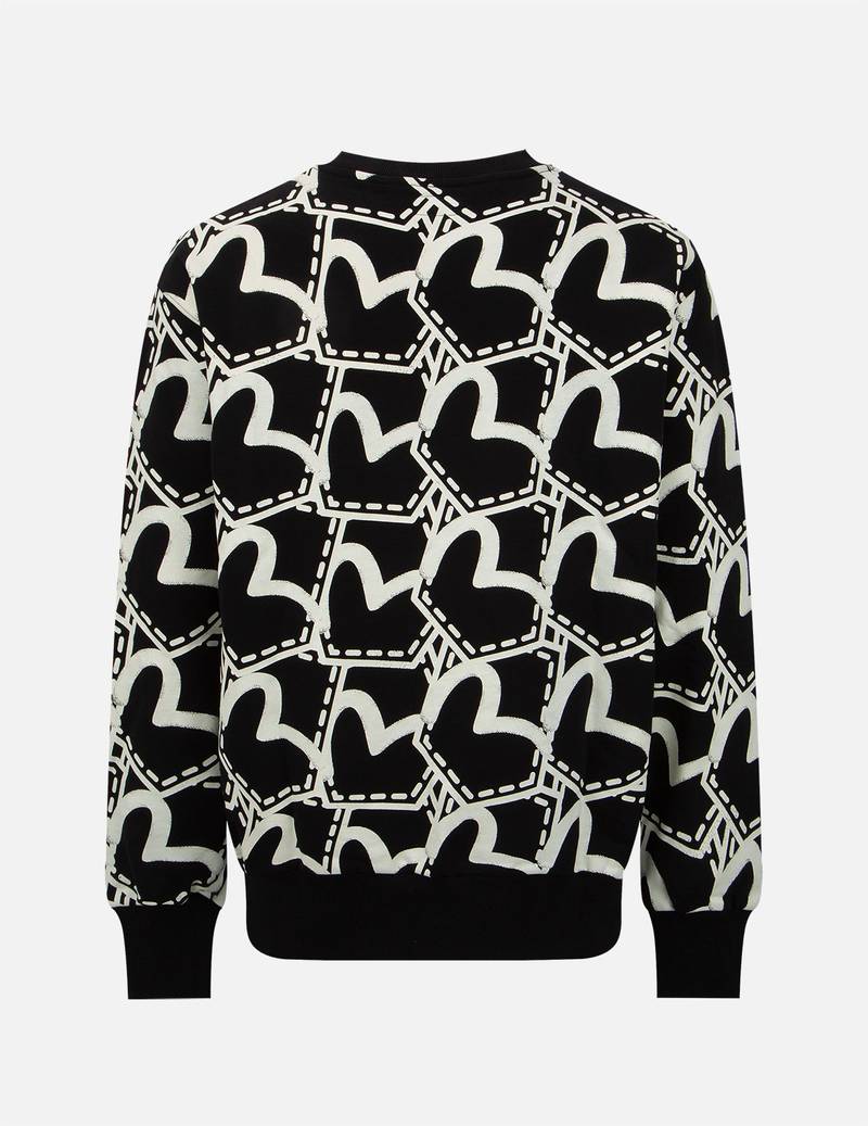 ALLOVER SEAGULL POCKET GRAPHIC PRINT SWEATSHIRT 2