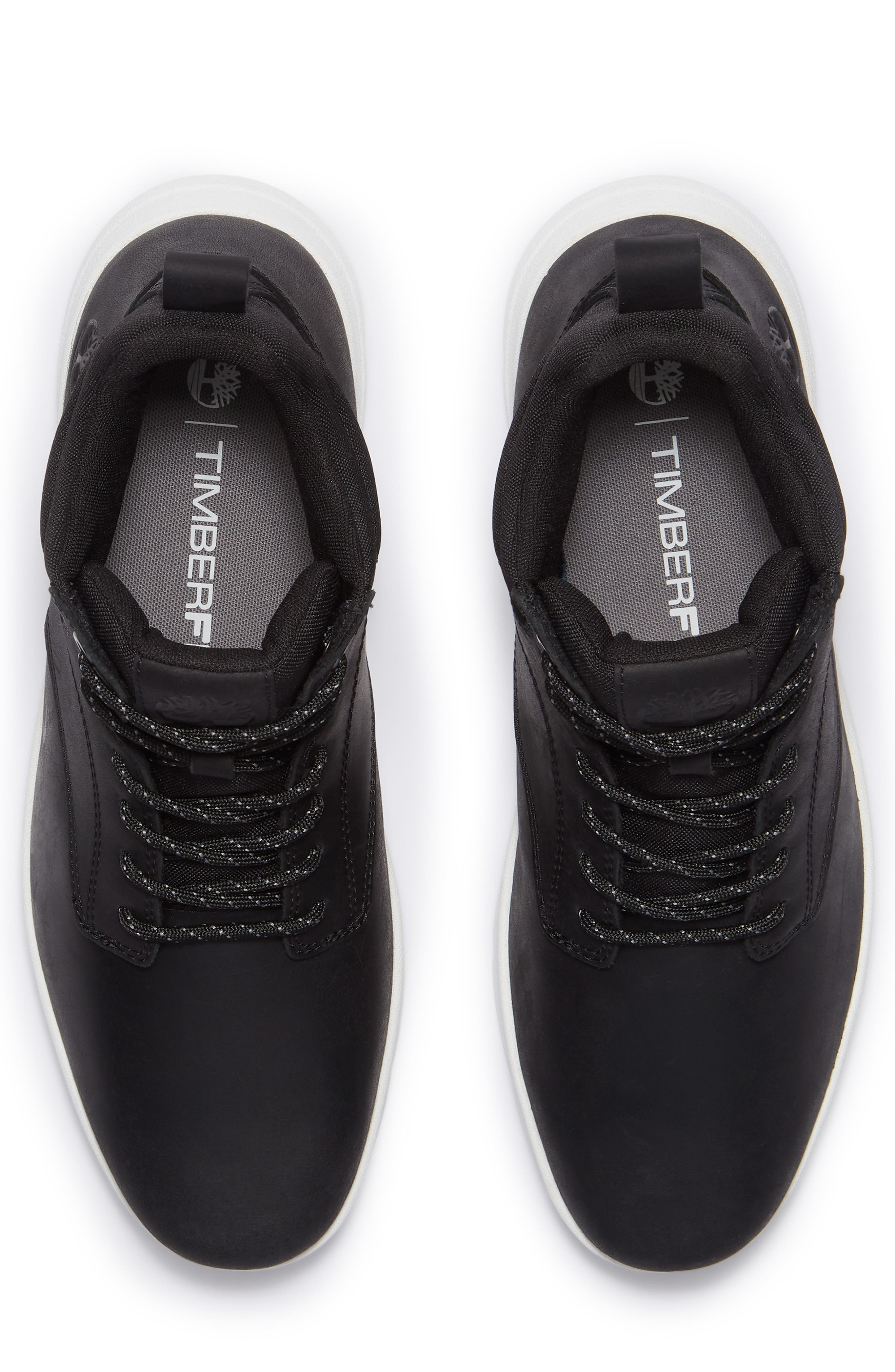 Timberland Parker Street High Top Sneaker in Black Full Grain at Nordstrom - 4